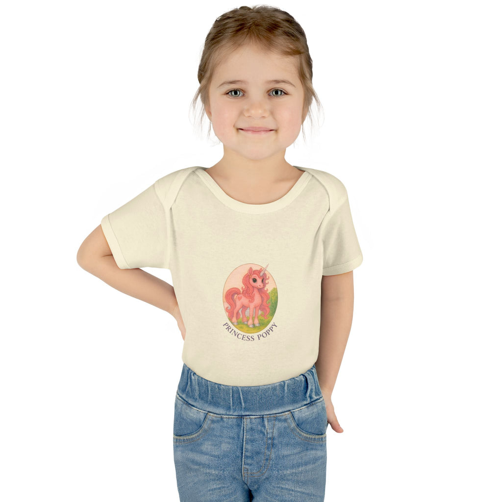 Baby Bodysuit Princess Poppy Unicorn