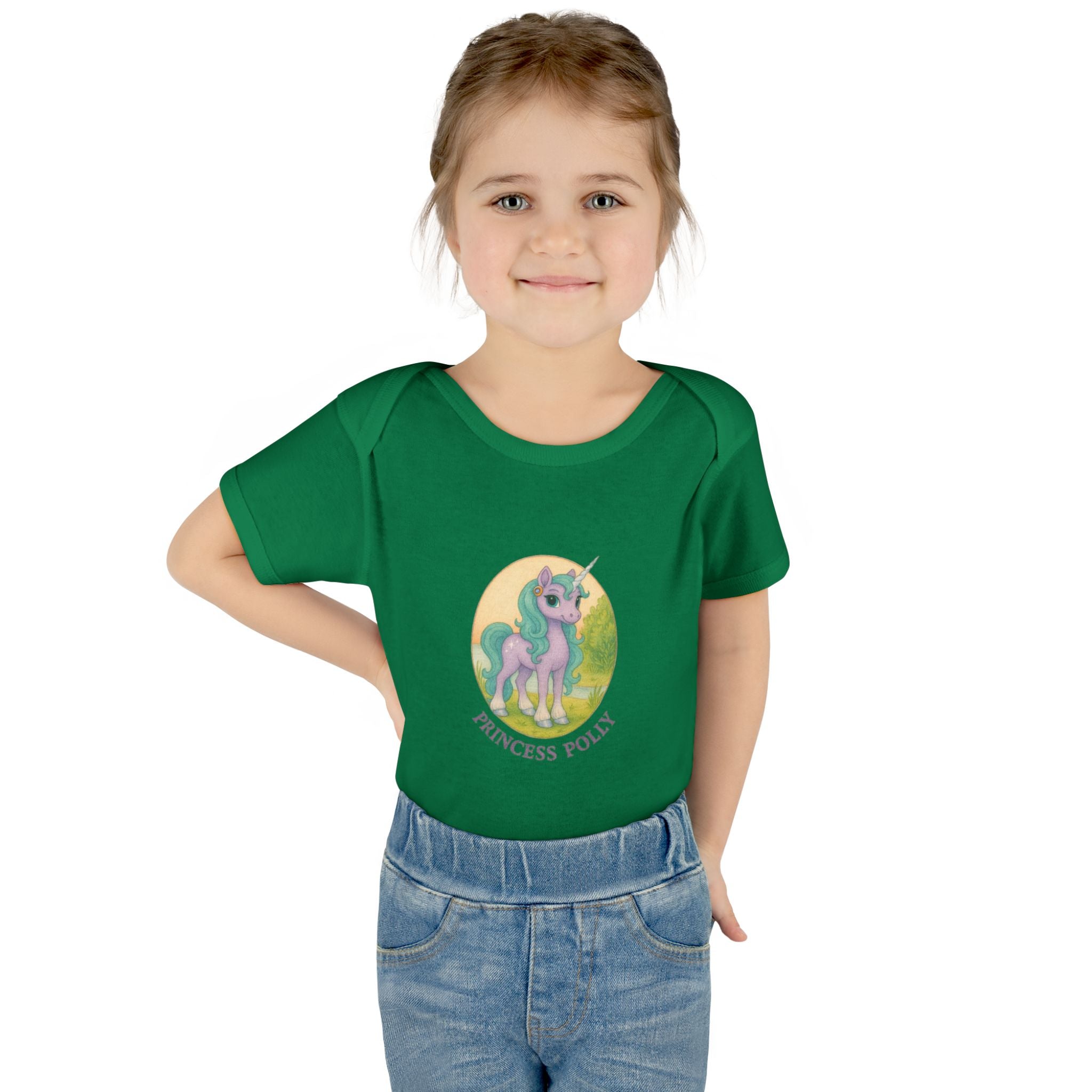 Baby Bodysuit - Princess Polly Unicorn Design