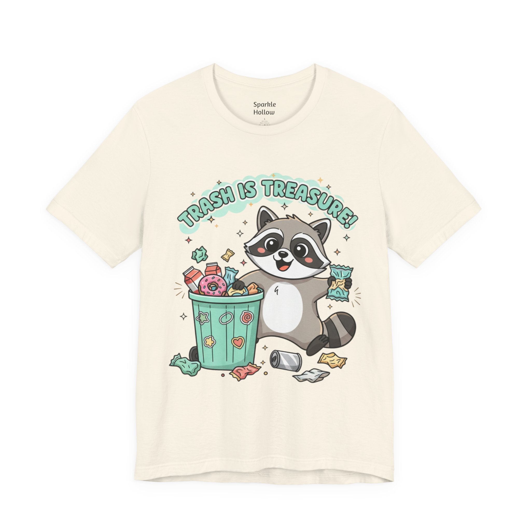 Merry Trash-mas Raccoon Tee | trash panda Christmas, cute holiday humor