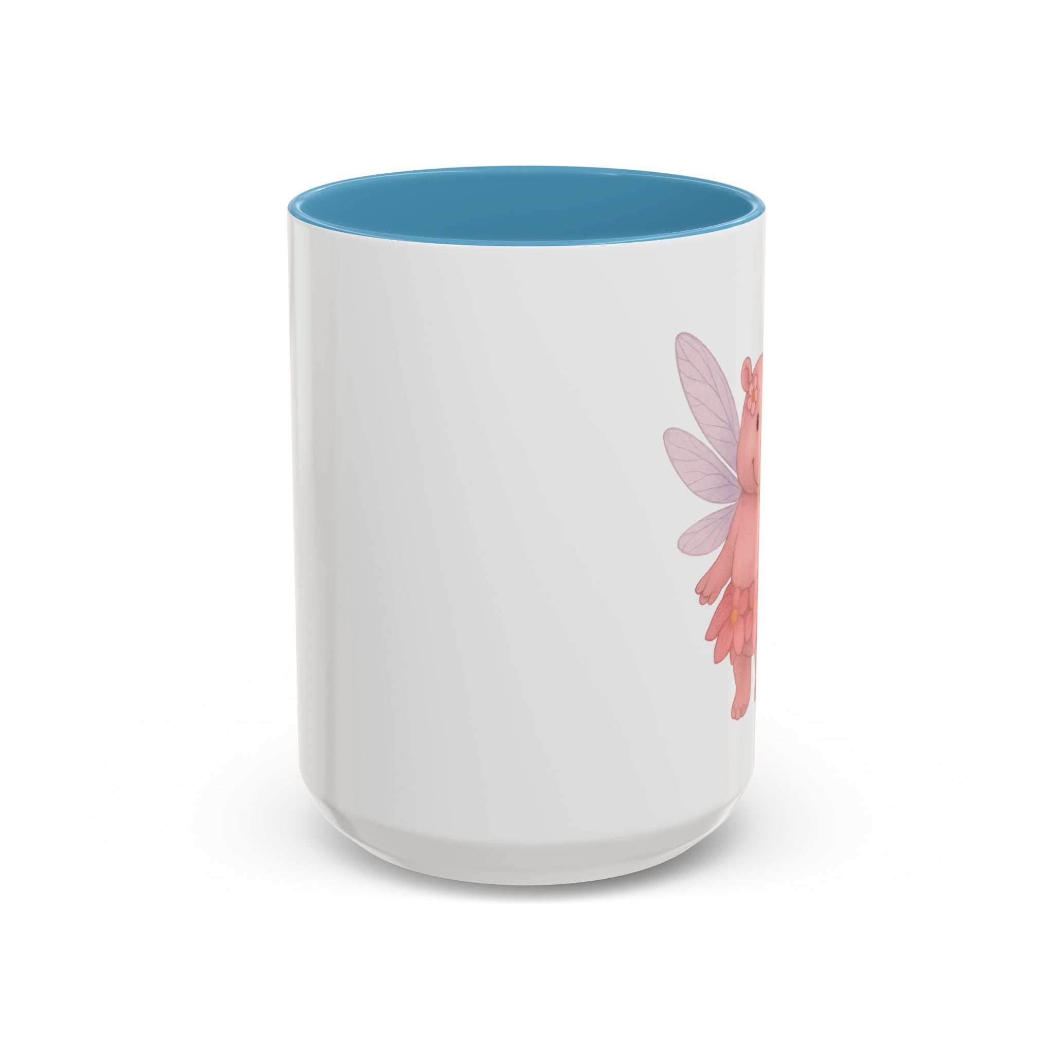 Coffee Mug - Whimsical Hippo Fairy Design