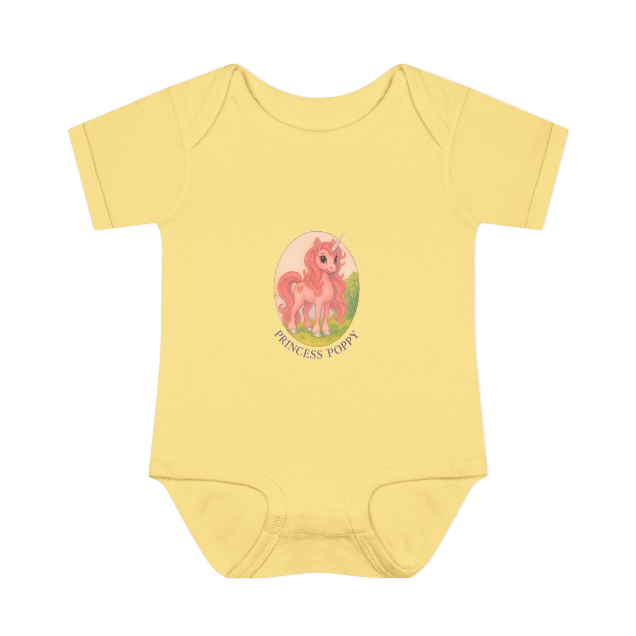 Baby Bodysuit Princess Poppy Unicorn