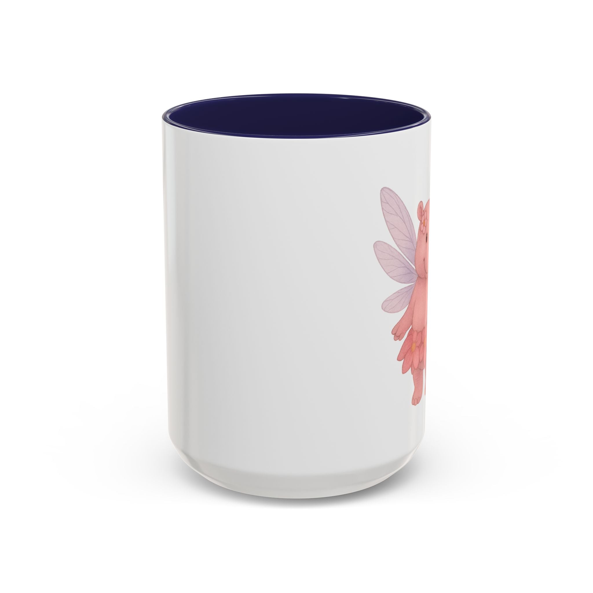 Coffee Mug - Whimsical Hippo Fairy Design