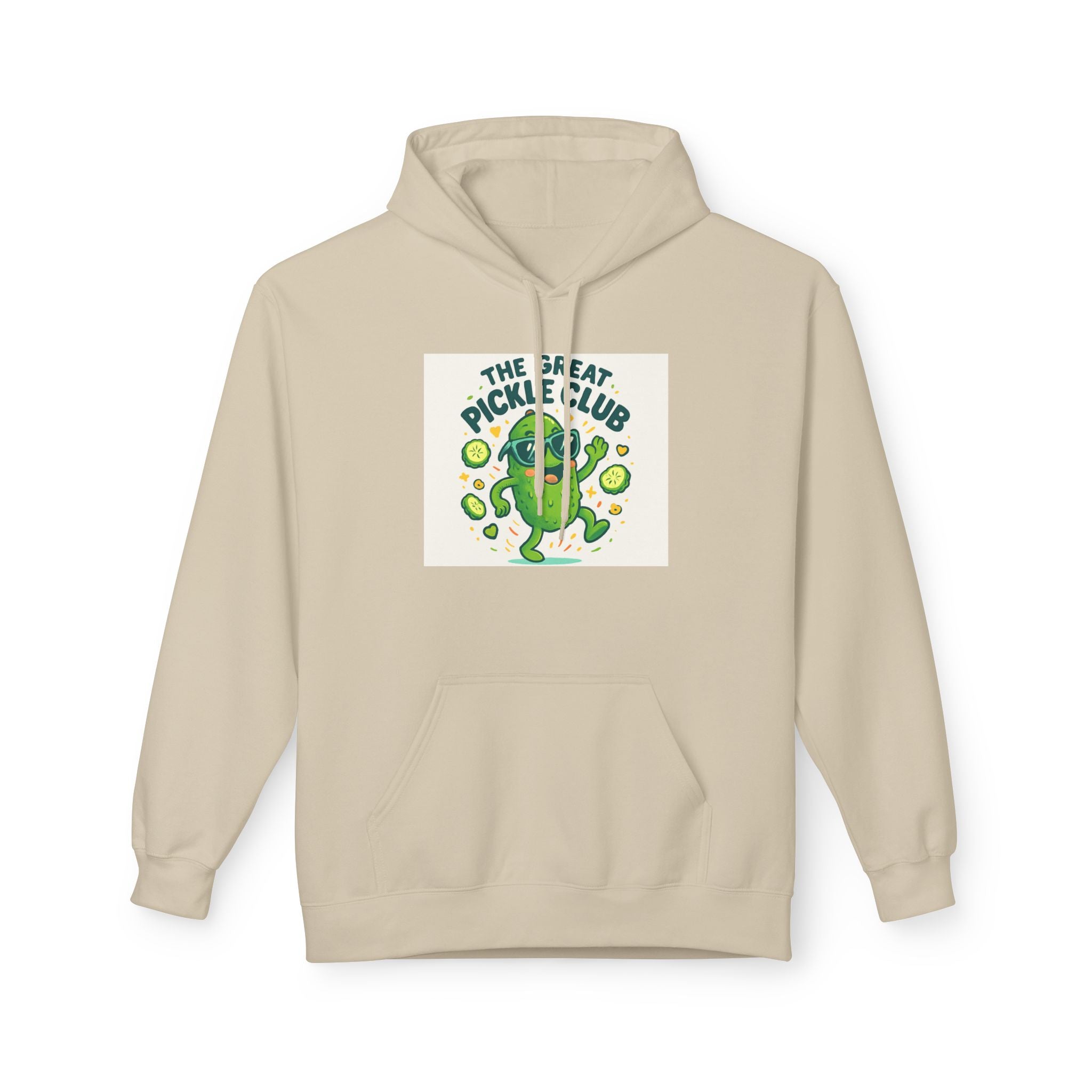 Dancing Pickle Hoodie — Funny Pickleball Player Sweatshirt