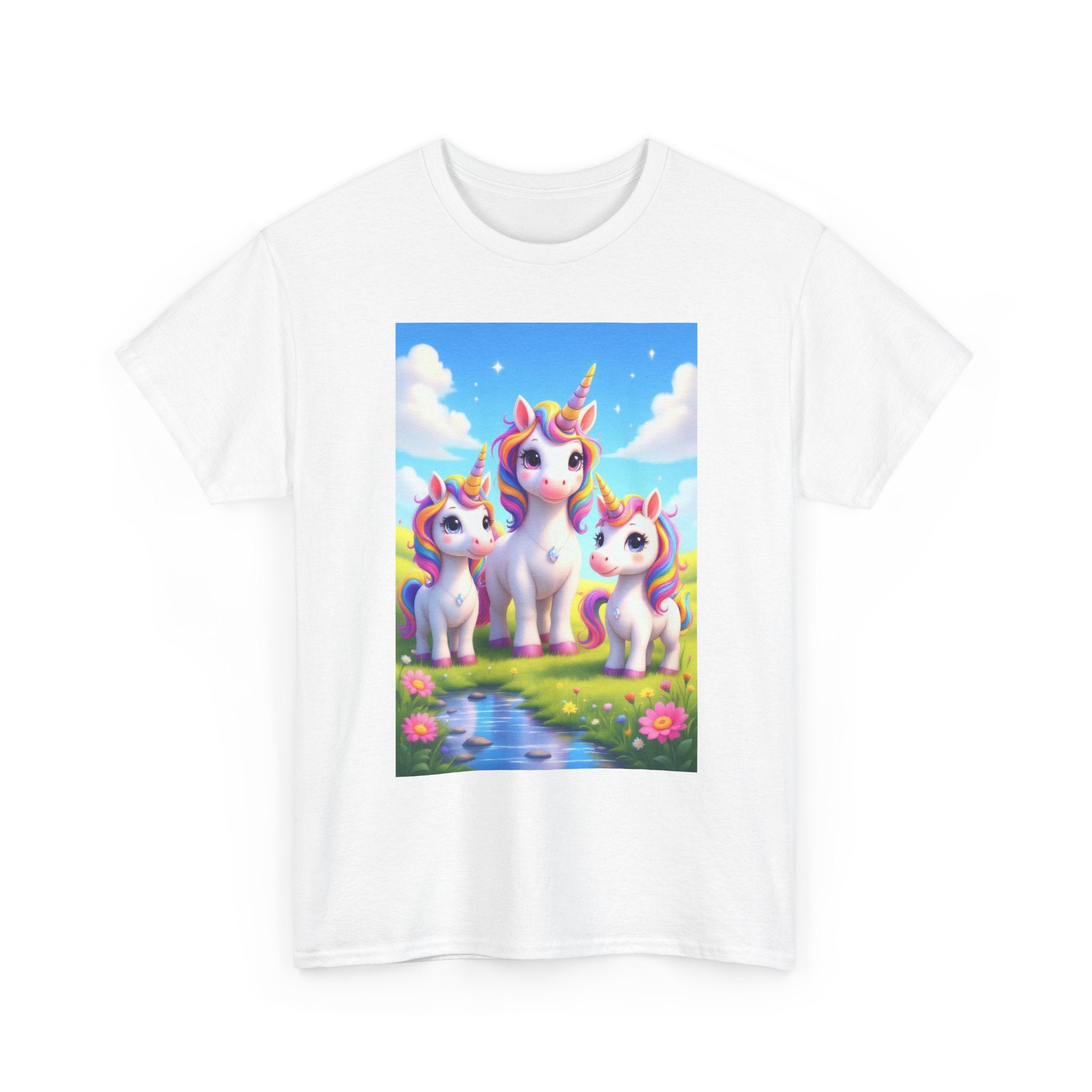 Unisex Tee - Unicorn Family Design