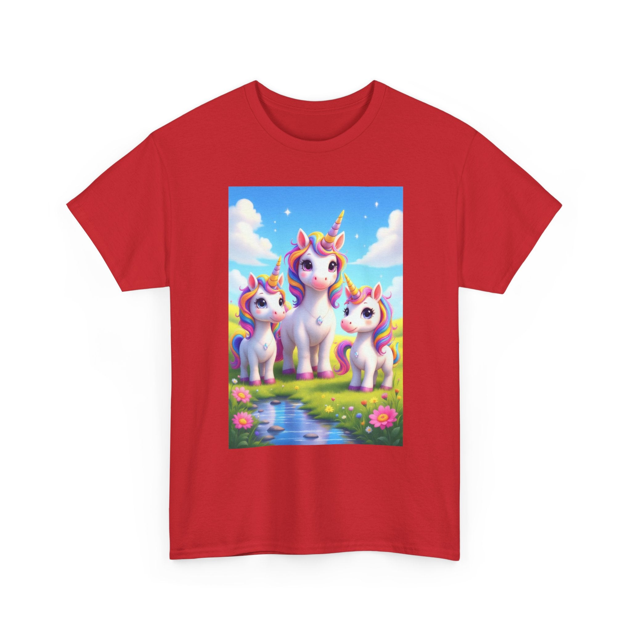 Unisex Tee - Unicorn Family Design