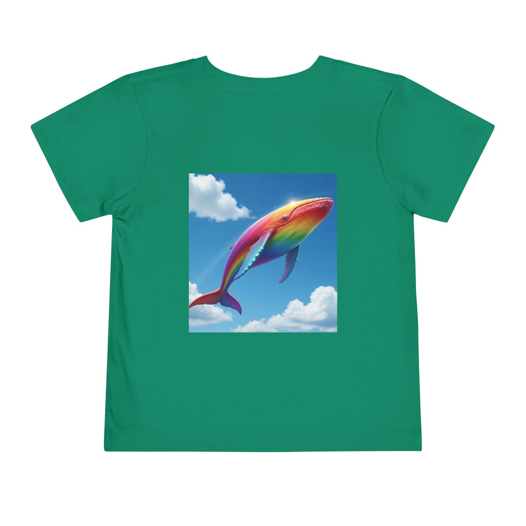 Toddler Tee - Flying Rainbow Whale from the Land of Sparkle Hollow