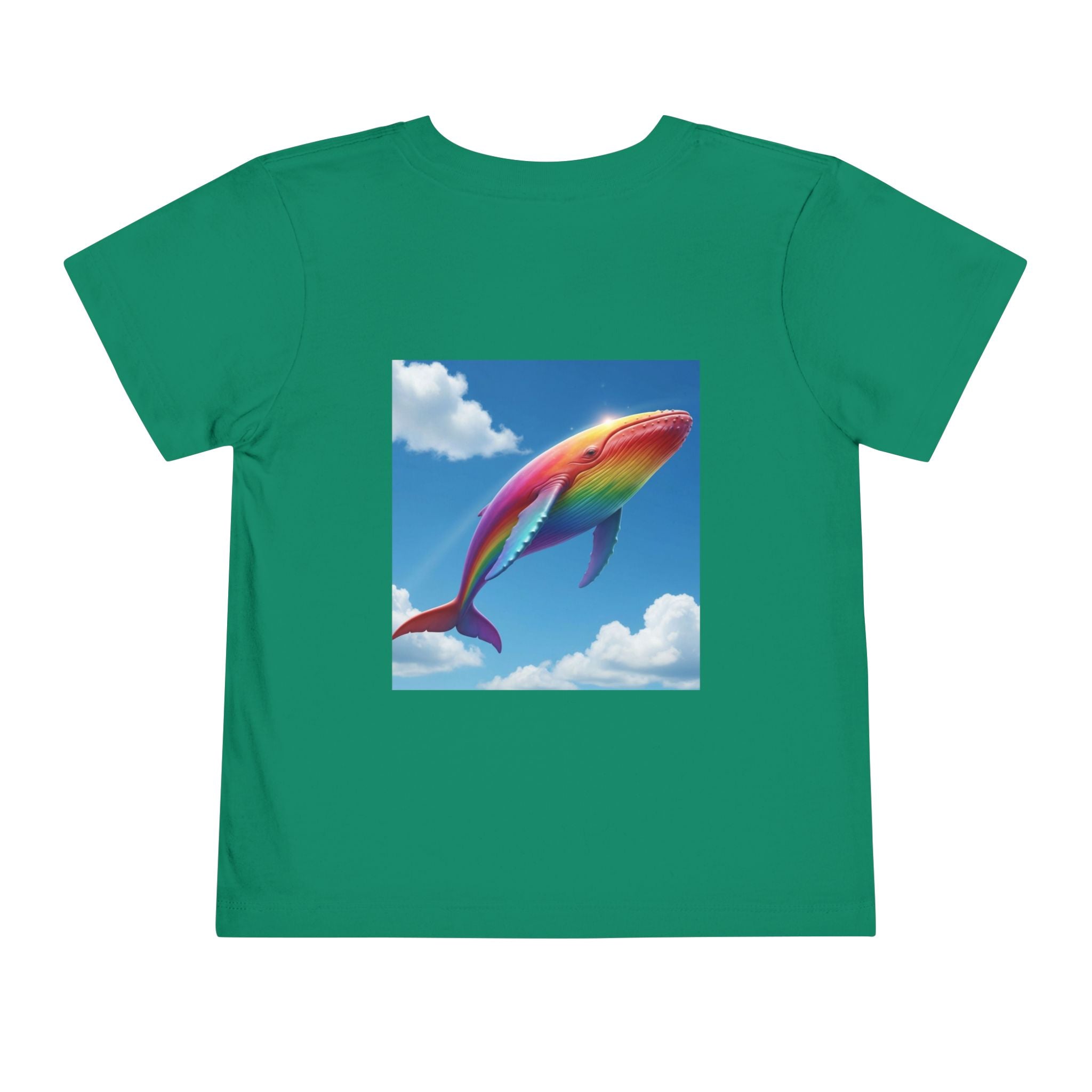 Toddler Tee - Flying Rainbow Whale from the Land of Sparkle Hollow