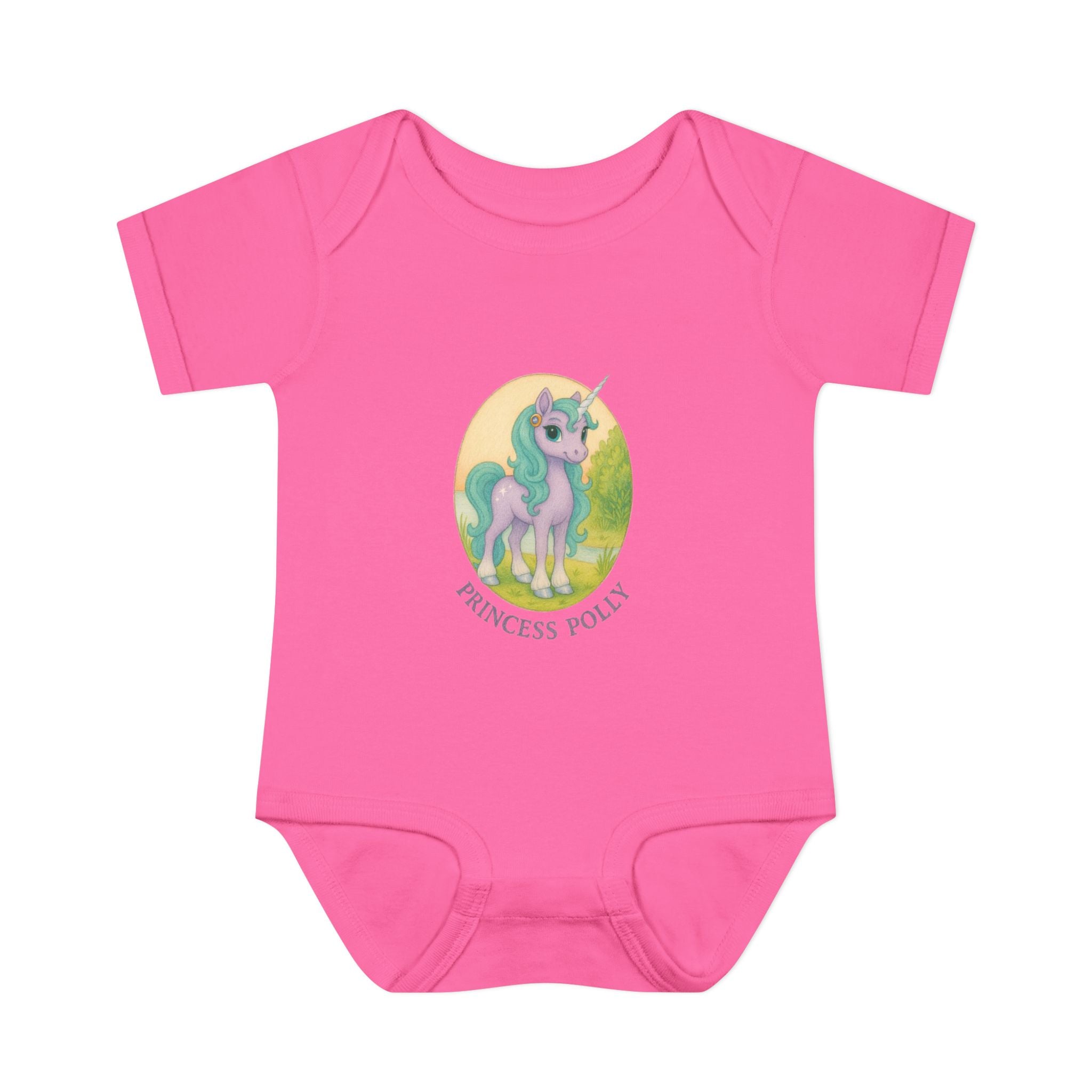Baby Bodysuit - Princess Polly Unicorn Design