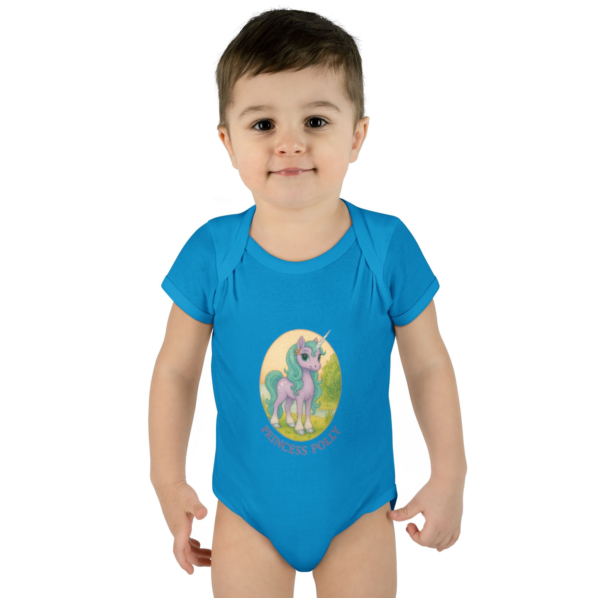 Baby Bodysuit - Princess Polly Unicorn Design