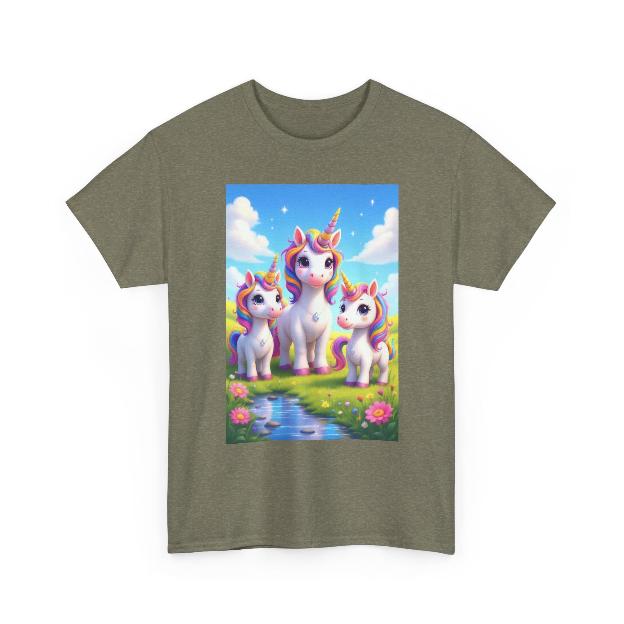 Unisex Tee - Unicorn Family Design
