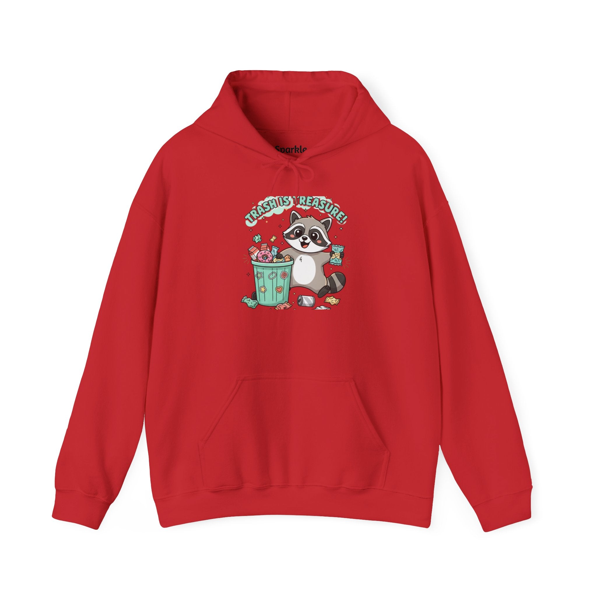 Funny Raccoon Trash Hoodie – 'Trash Panda' Graphic Sweatshirt