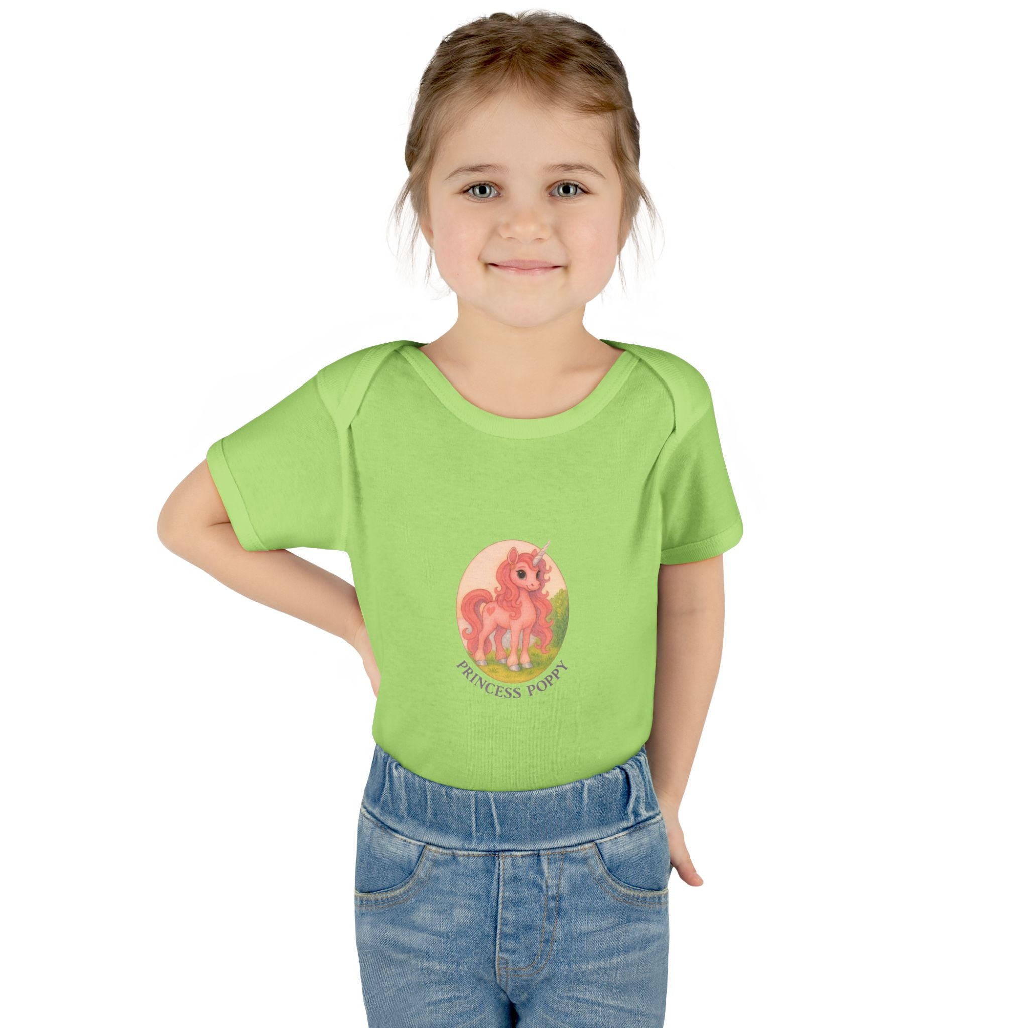 Baby Bodysuit Princess Poppy Unicorn