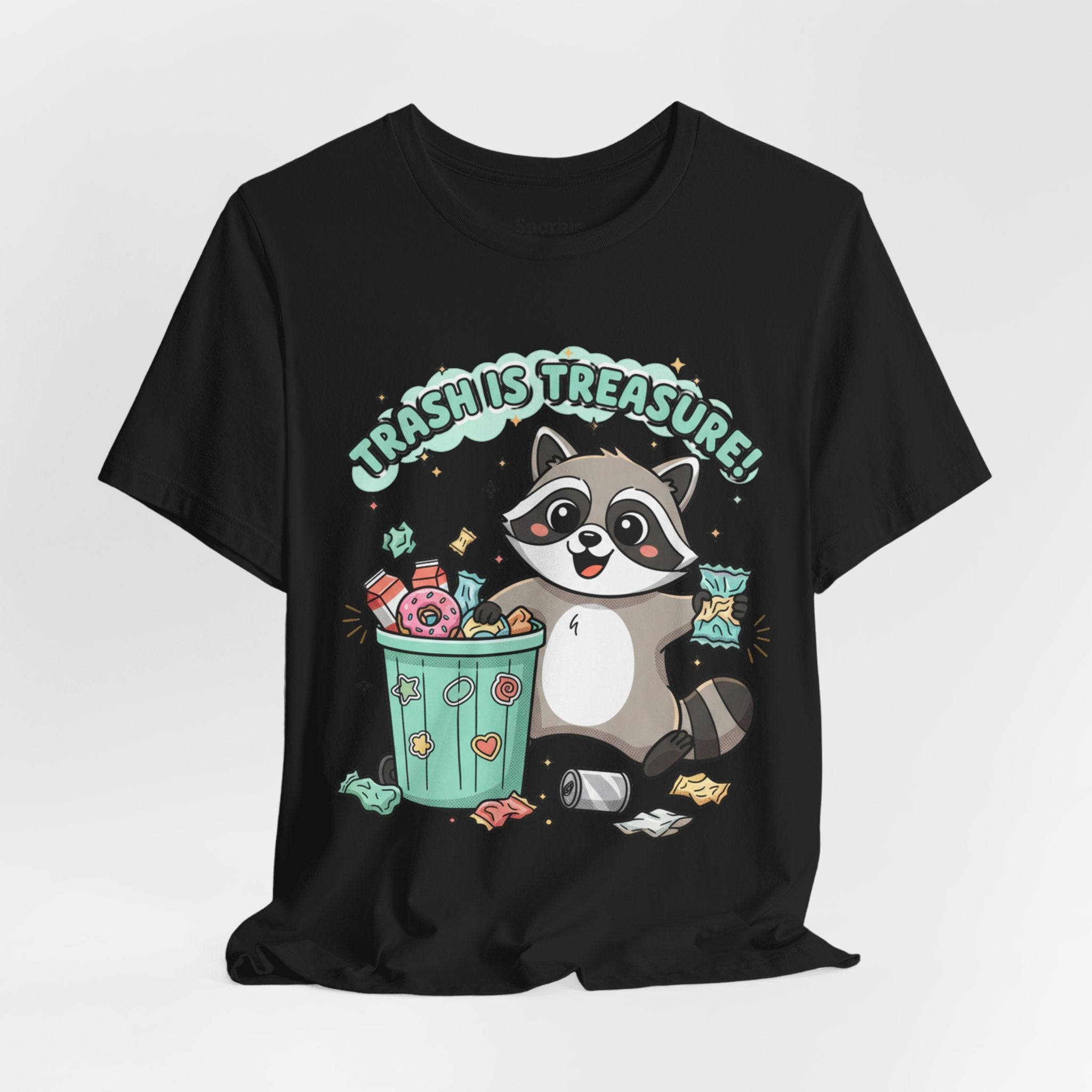 Merry Trash-mas Raccoon Tee | trash panda Christmas, cute holiday humor