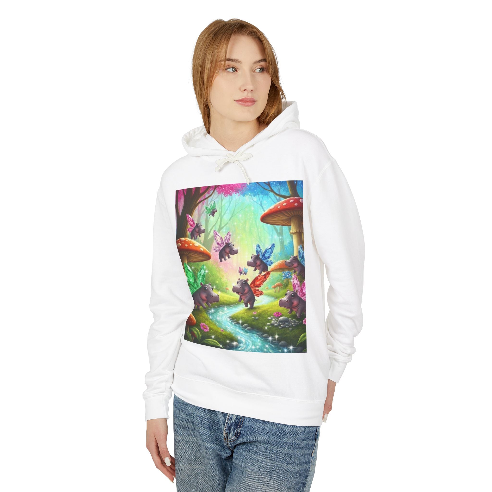Unisex Lightweight Hooded Sweatshirt