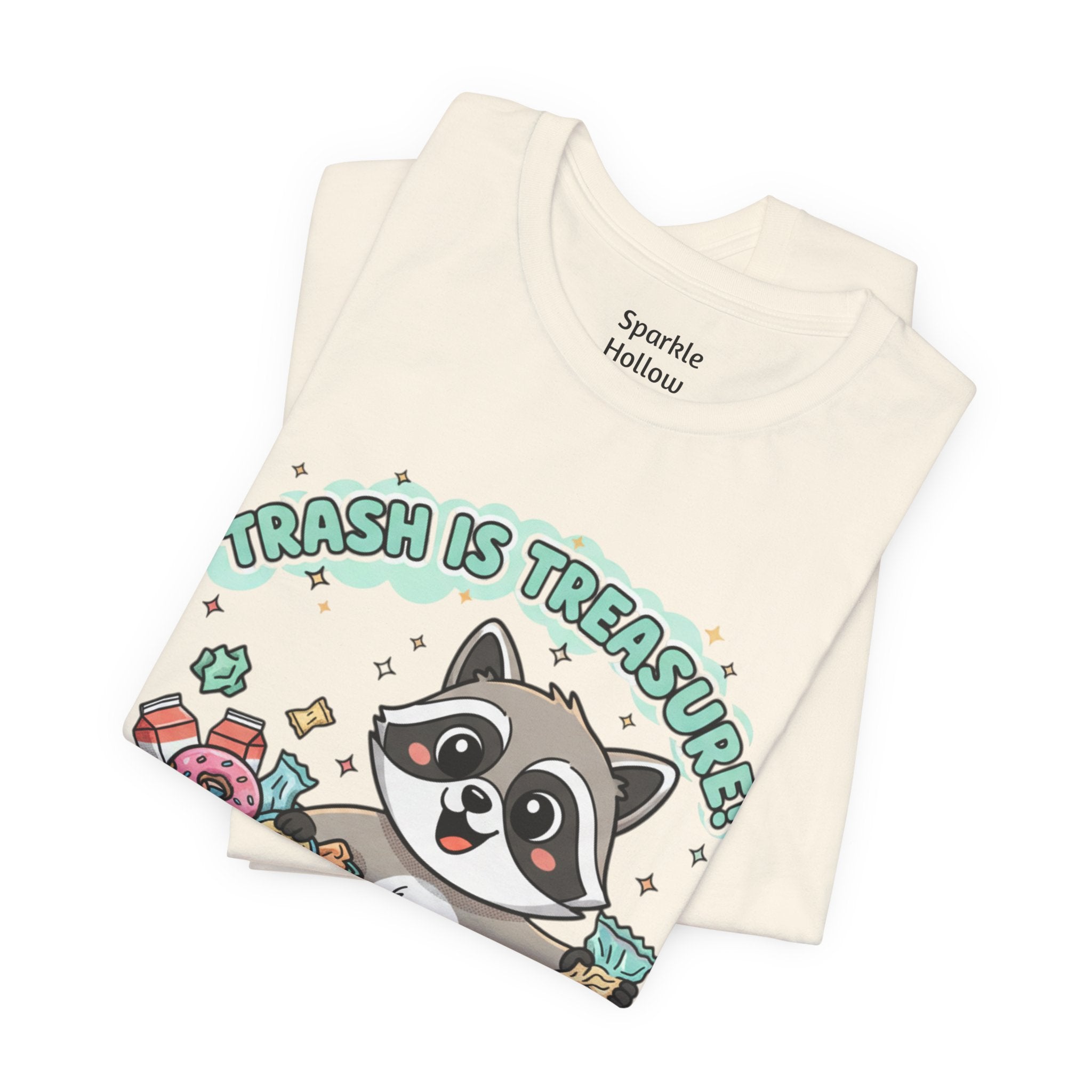 Merry Trash-mas Raccoon Tee | trash panda Christmas, cute holiday humor