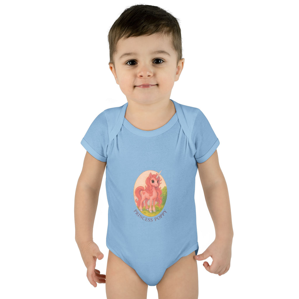 Baby Bodysuit Princess Poppy Unicorn