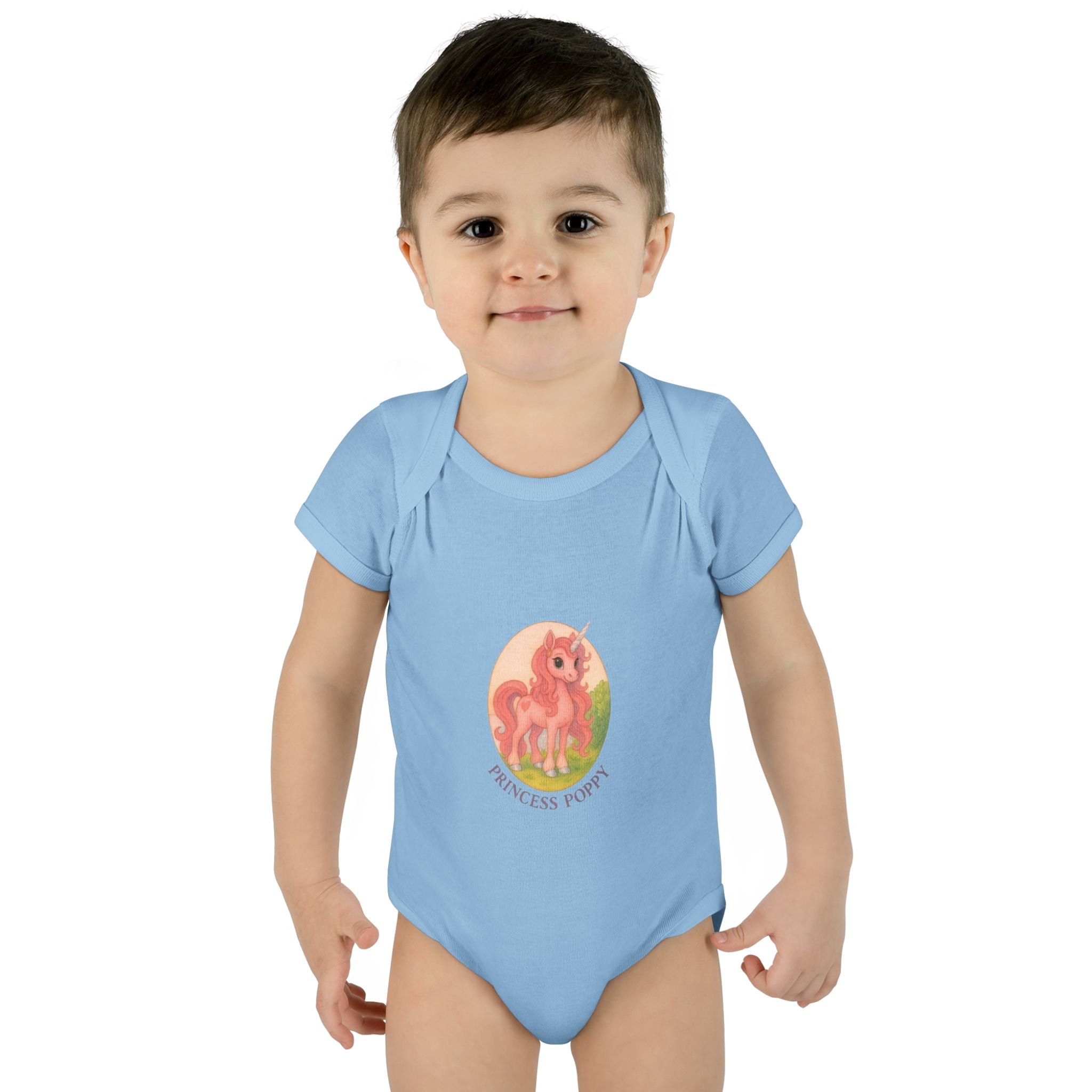 Baby Bodysuit Princess Poppy Unicorn