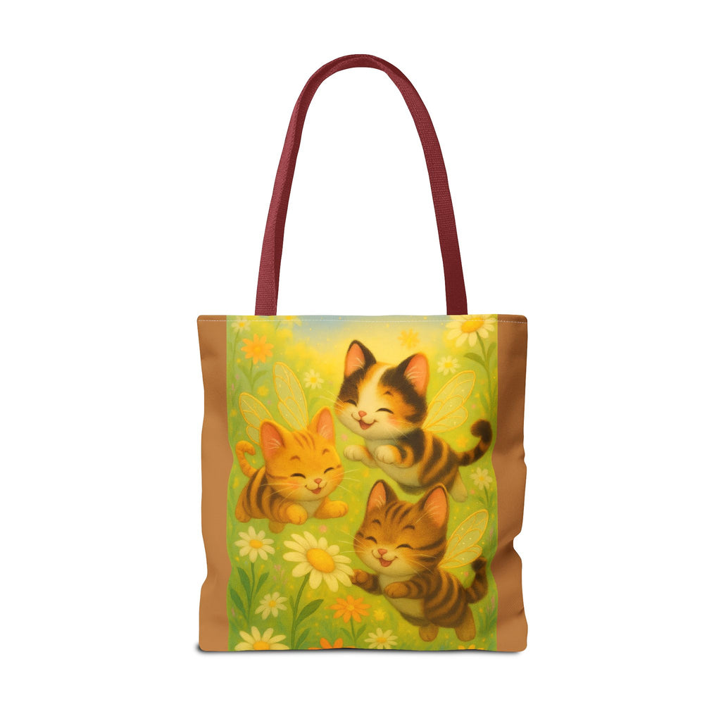 Bumble Cat Tote Bag - Whimsical Design from Sparkle Hollow