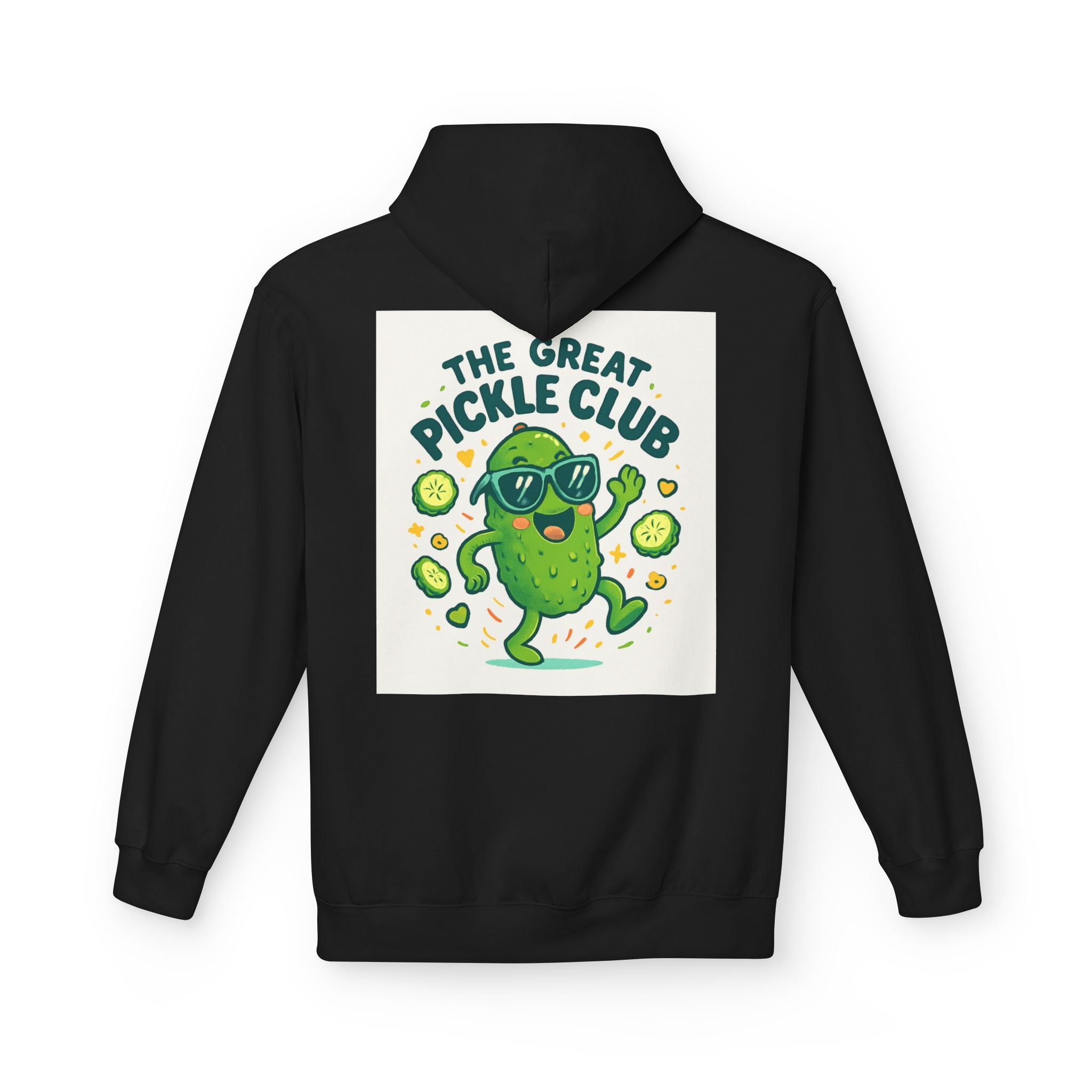 Dancing Pickle Hoodie — Funny Pickleball Player Sweatshirt