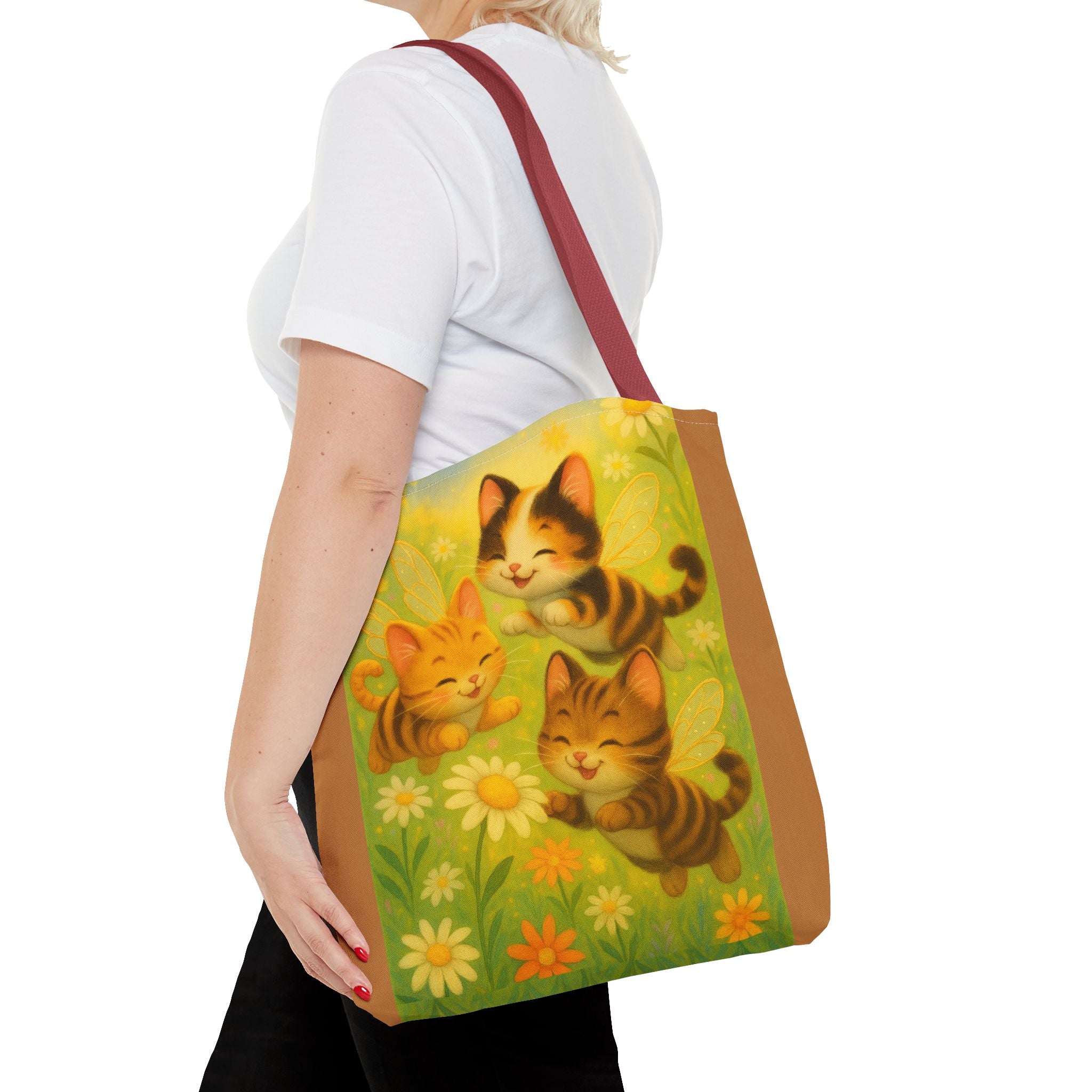 Bumble Cat Tote Bag - Whimsical Design from Sparkle Hollow