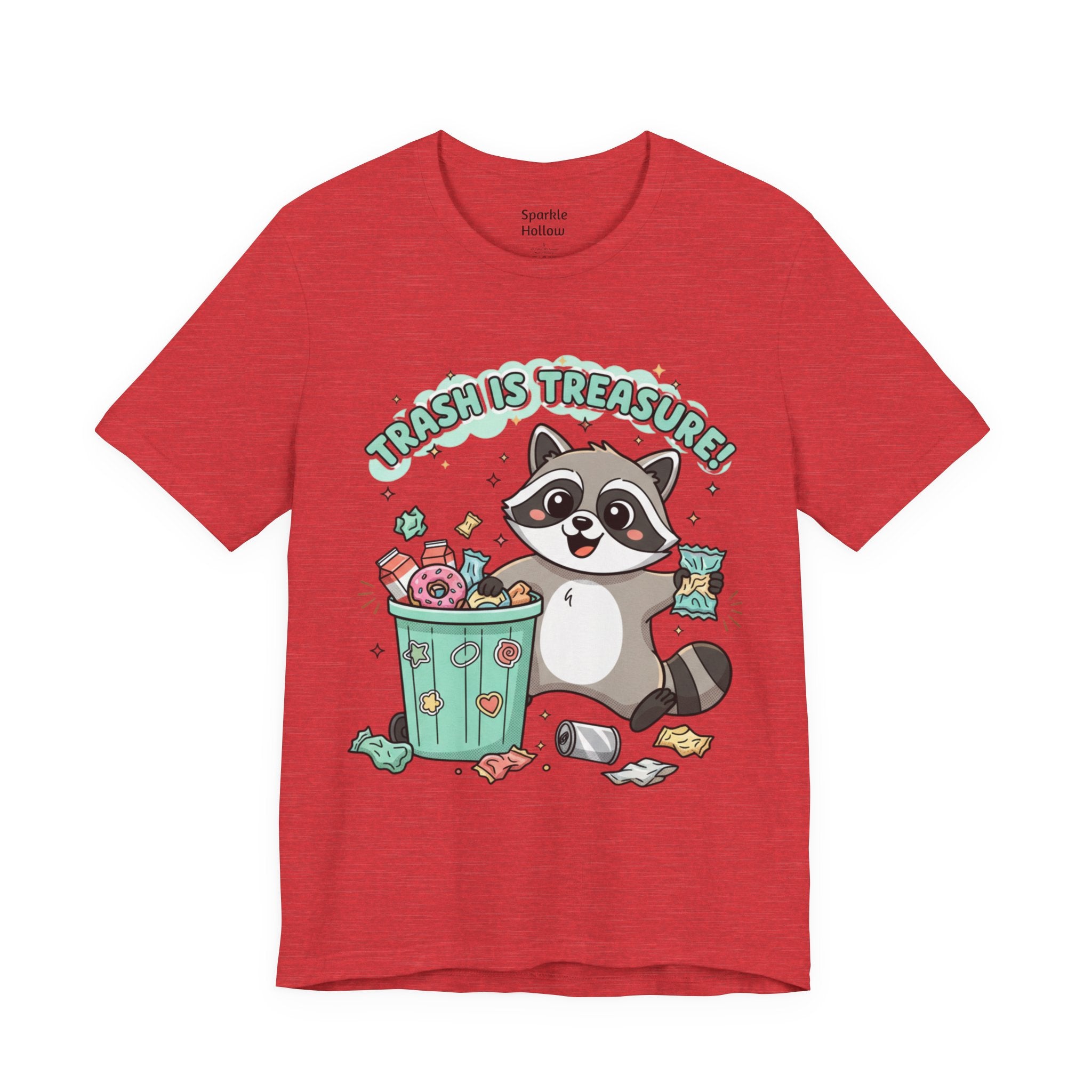 Merry Trash-mas Raccoon Tee | trash panda Christmas, cute holiday humor