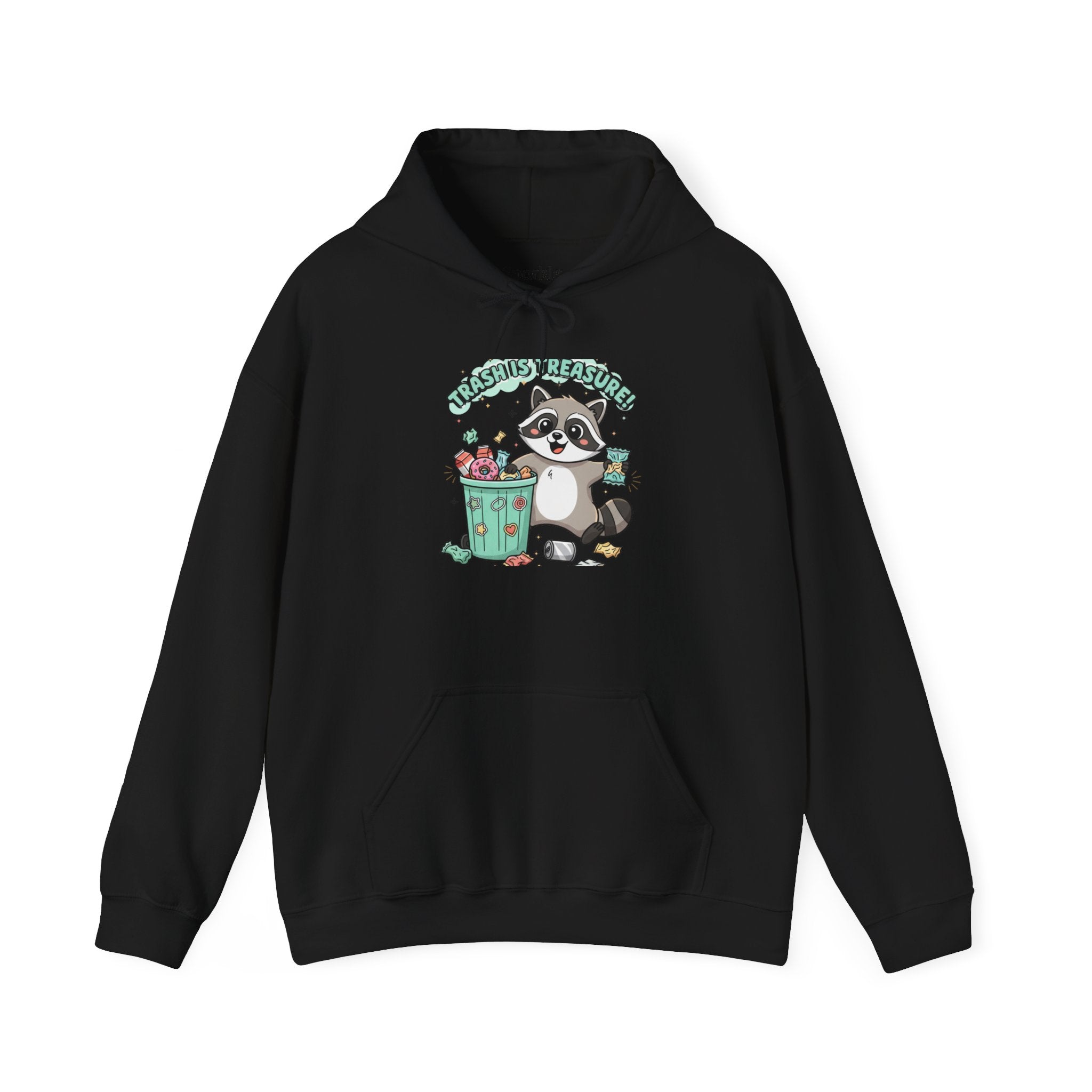 Funny Raccoon Trash Hoodie – 'Trash Panda' Graphic Sweatshirt