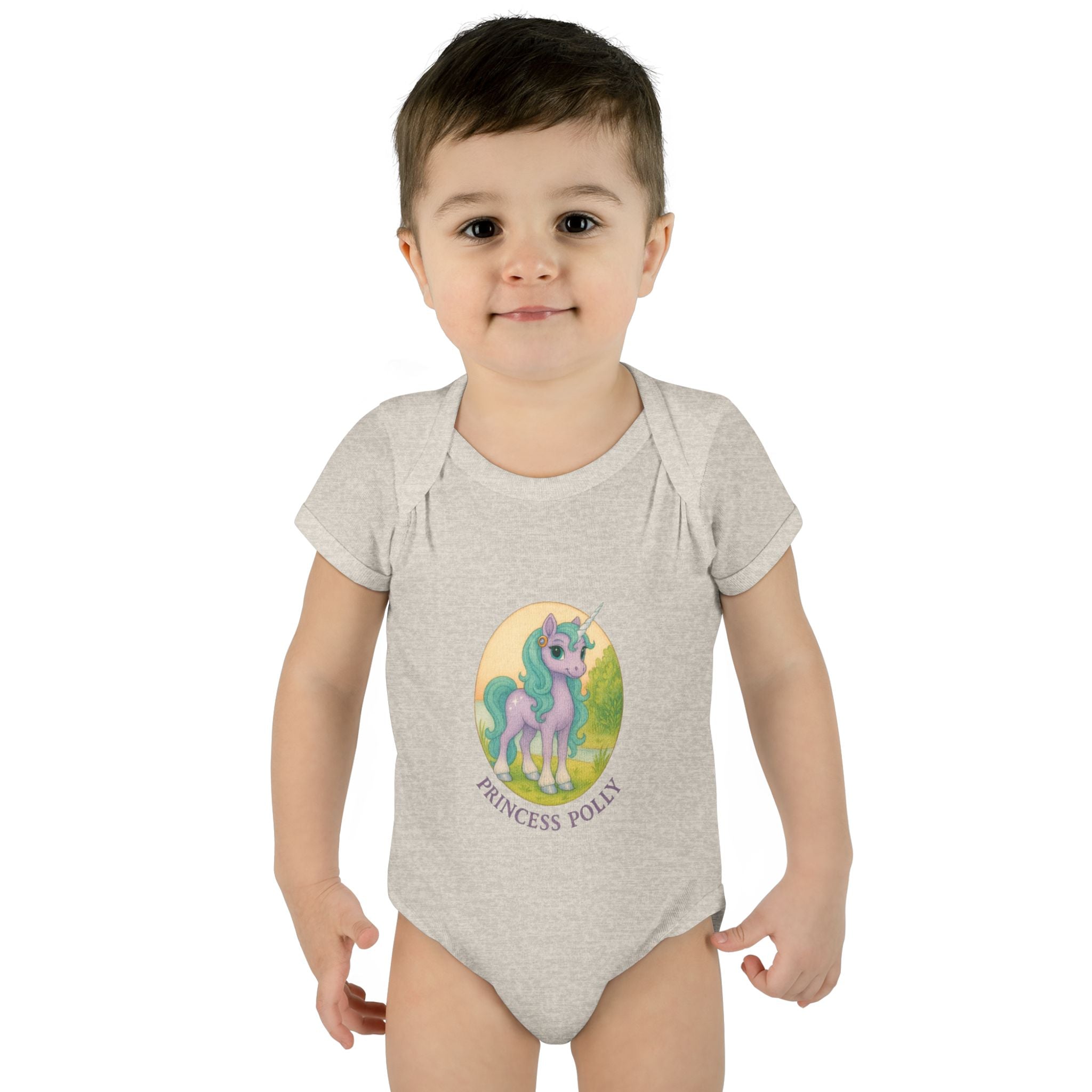 Baby Bodysuit - Princess Polly Unicorn Design