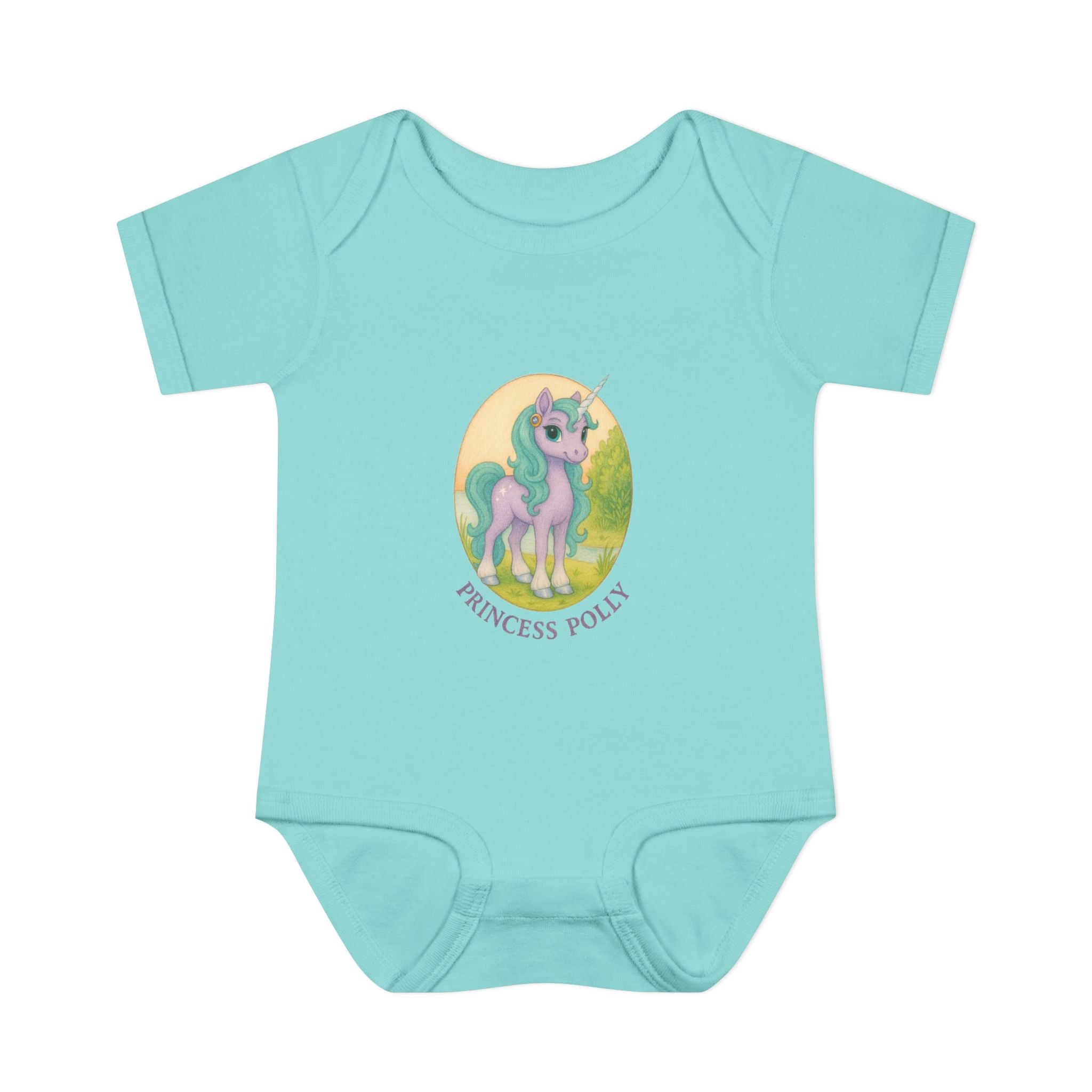 Baby Bodysuit - Princess Polly Unicorn Design