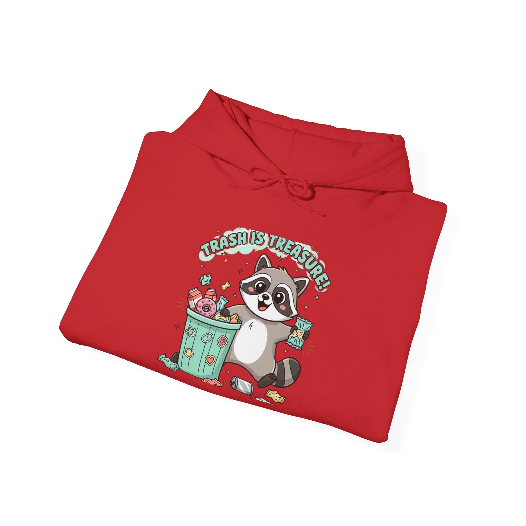 Funny Raccoon Trash Hoodie – 'Trash Panda' Graphic Sweatshirt