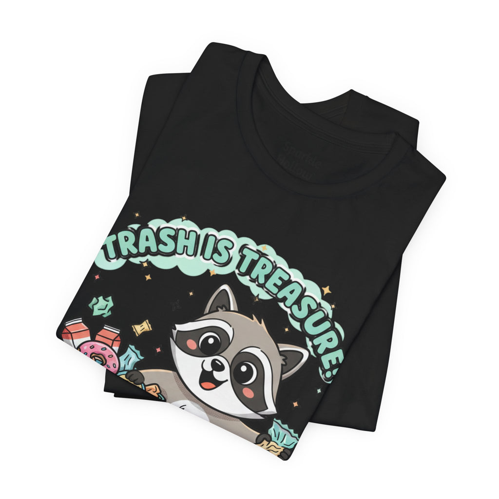 Merry Trash-mas Raccoon Tee | trash panda Christmas, cute holiday humor