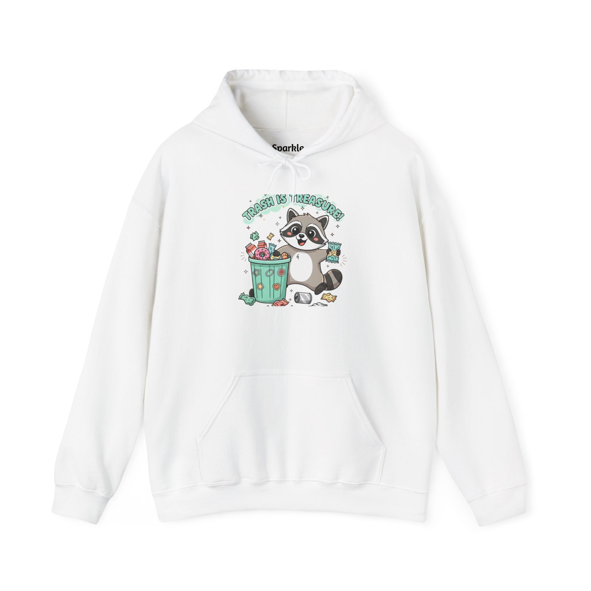 Funny Raccoon Trash Hoodie – 'Trash Panda' Graphic Sweatshirt