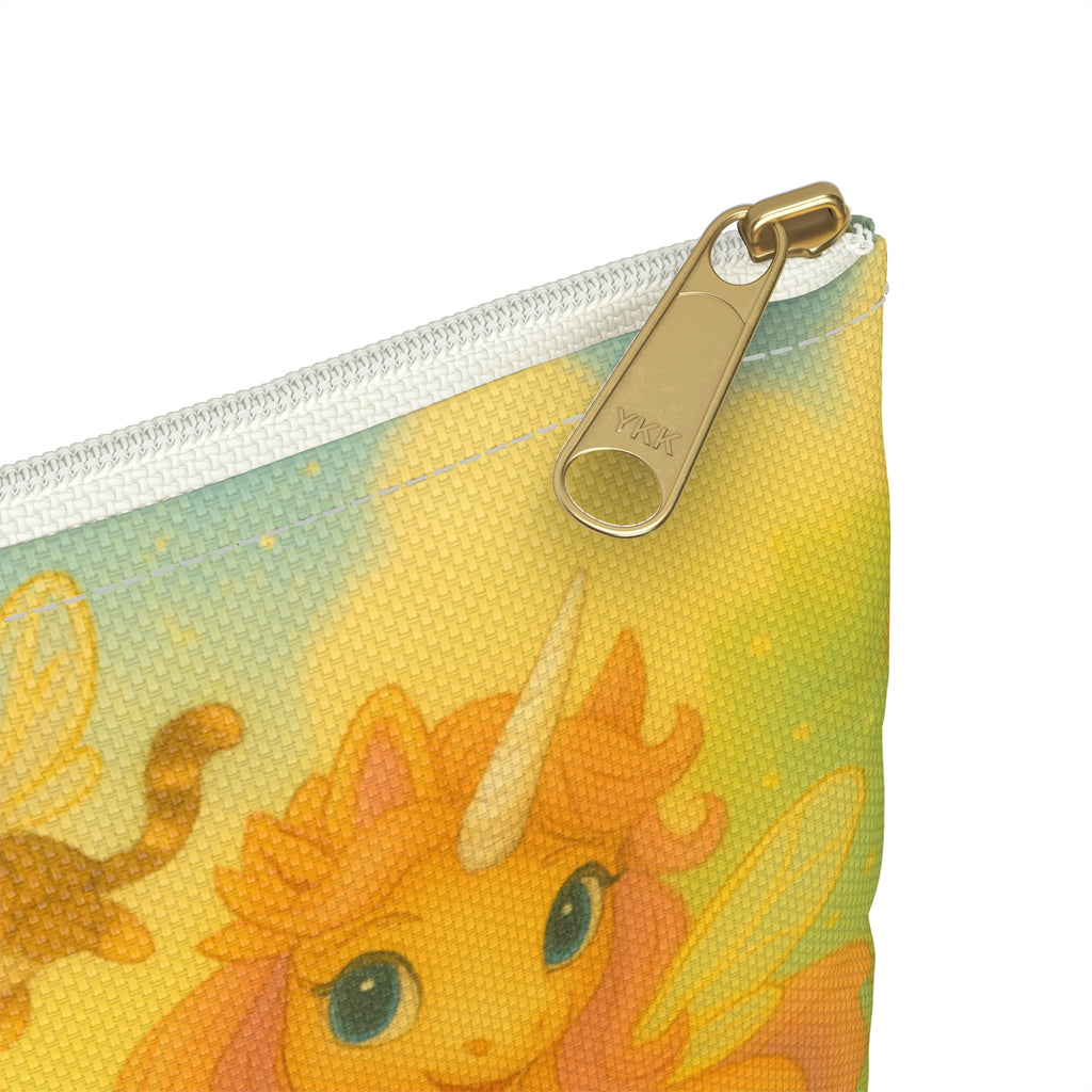 Accessory Pouch - Whimsical Unicorn Princess Trio Design from Sparkle Hollow