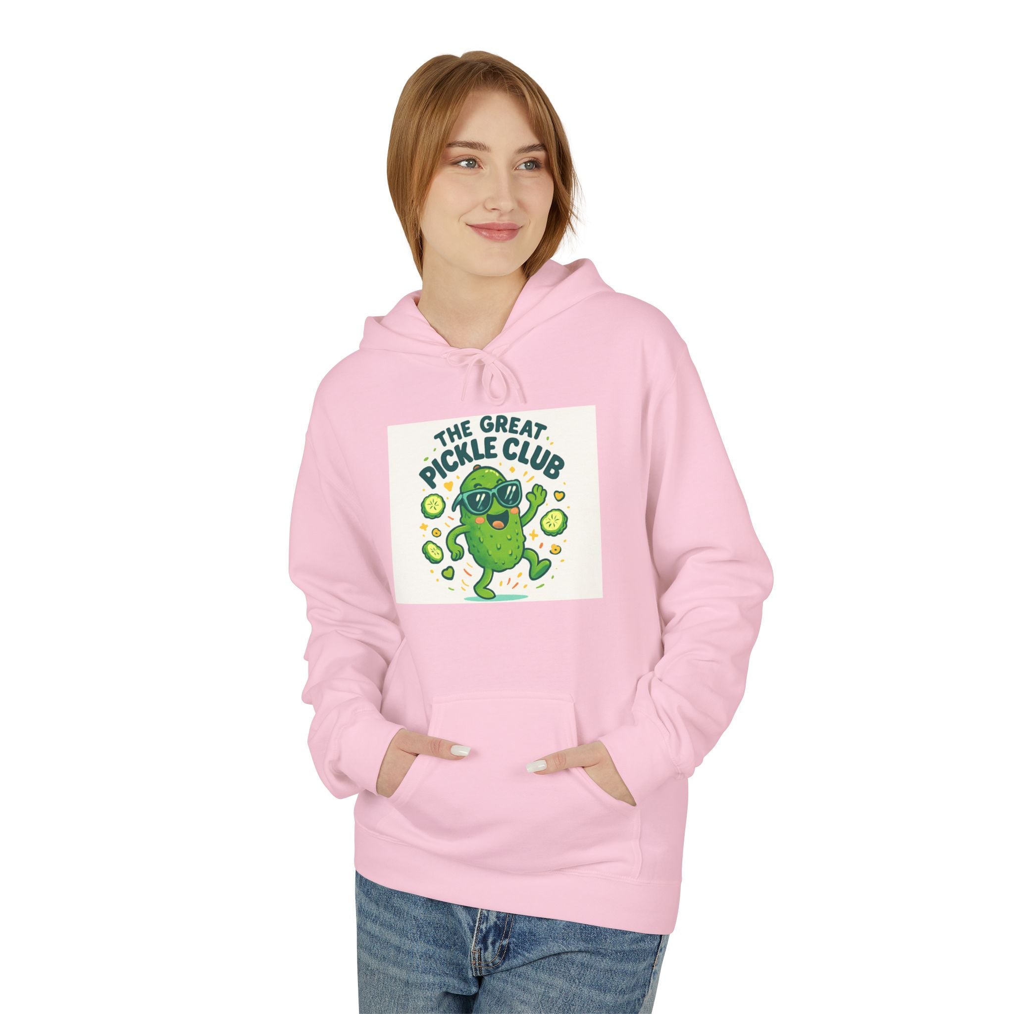 Dancing Pickle Hoodie — Funny Pickleball Player Sweatshirt