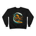 Octo Surfer Surfing Octopus Crewneck Sweatshirt