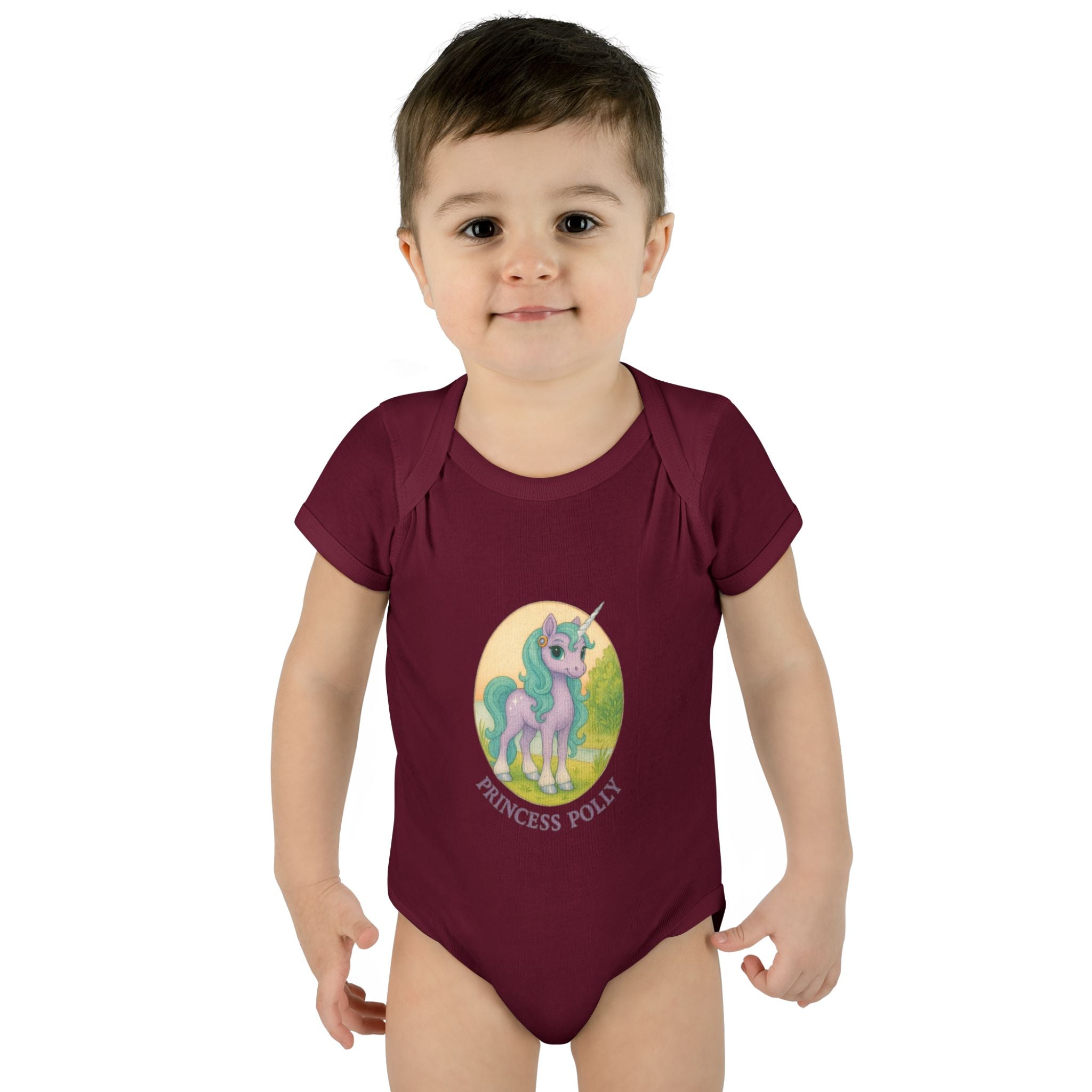 Baby Bodysuit - Princess Polly Unicorn Design