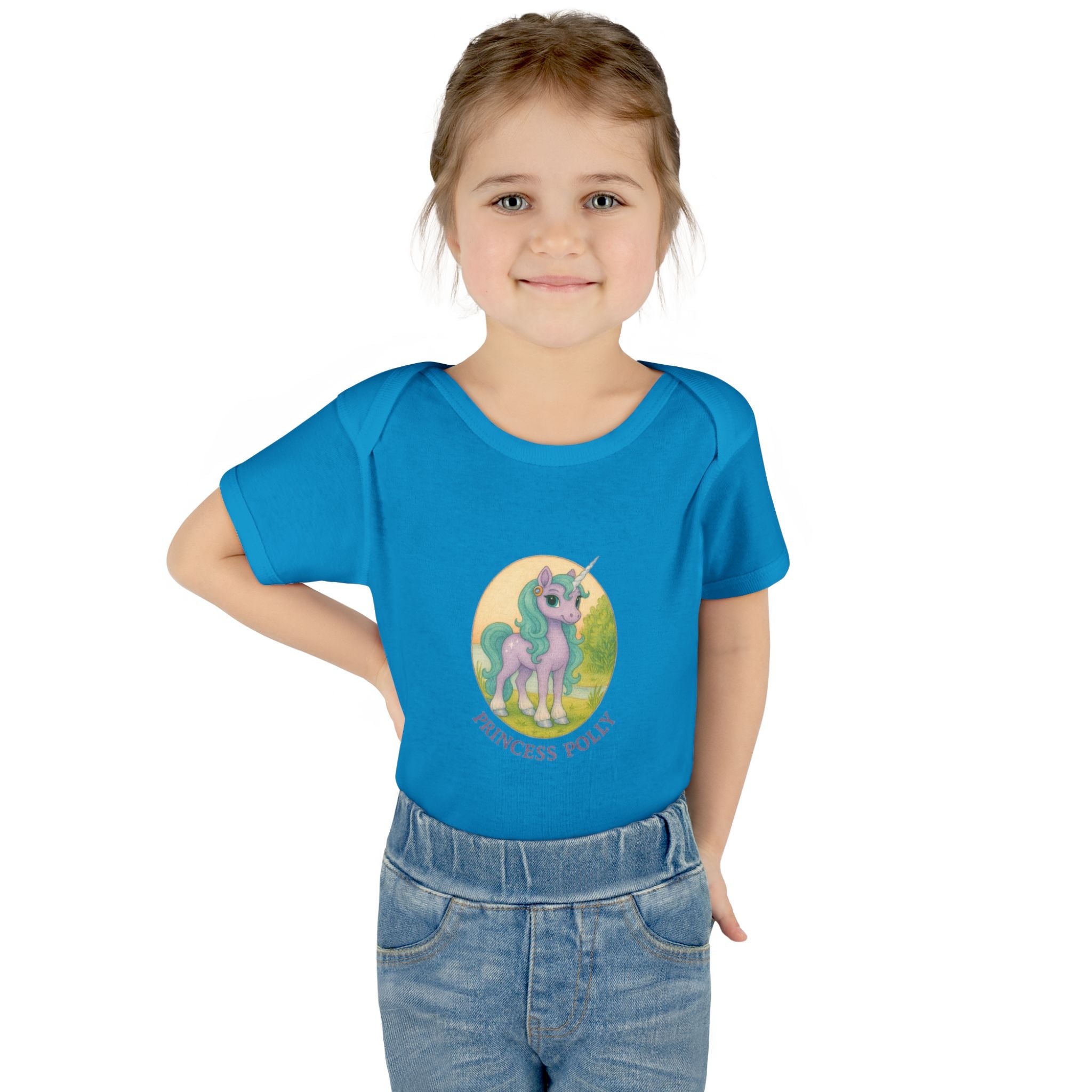 Baby Bodysuit - Princess Polly Unicorn Design