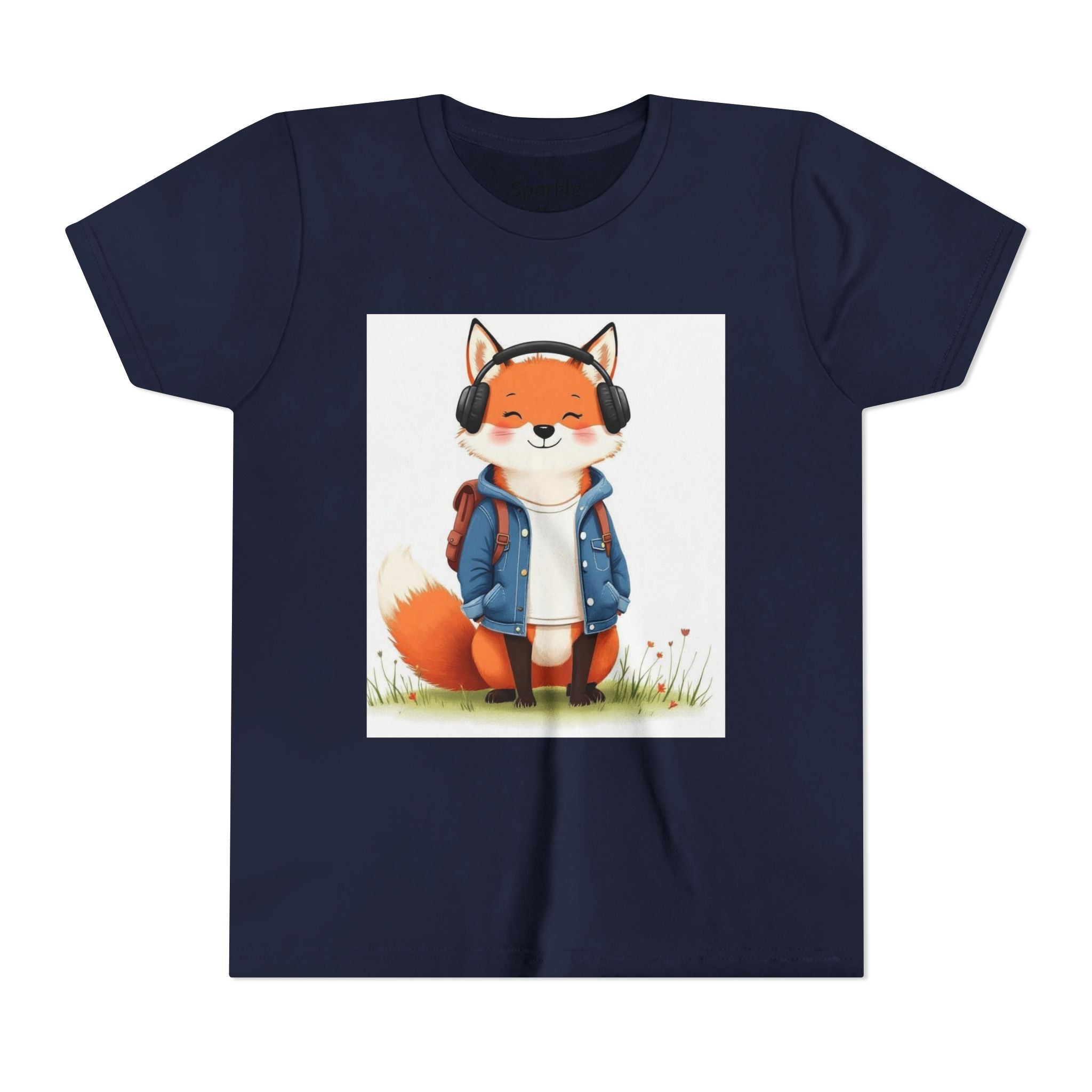 Cool Fox Kid T-Shirt — Sparkle Hollow Youth Tee