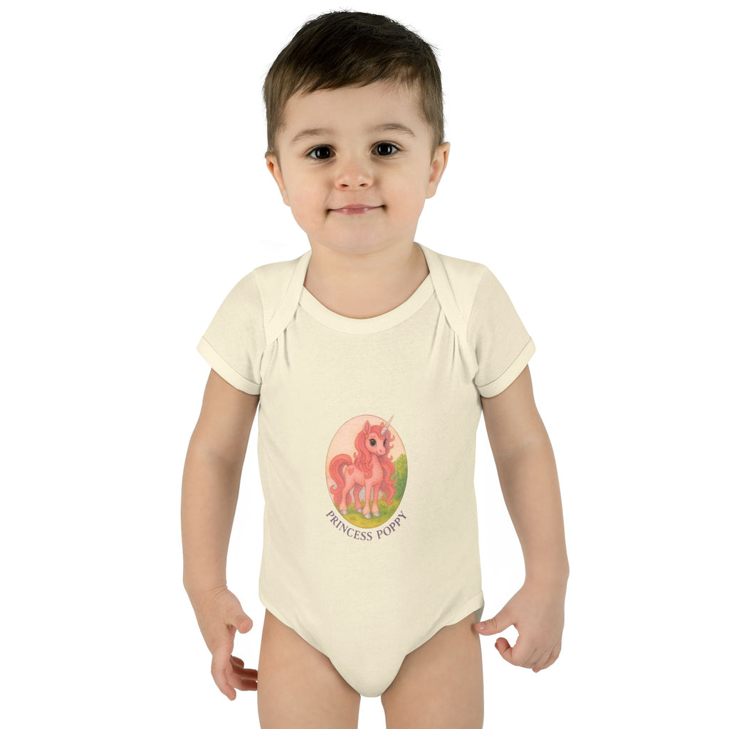 Baby Bodysuit Princess Poppy Unicorn