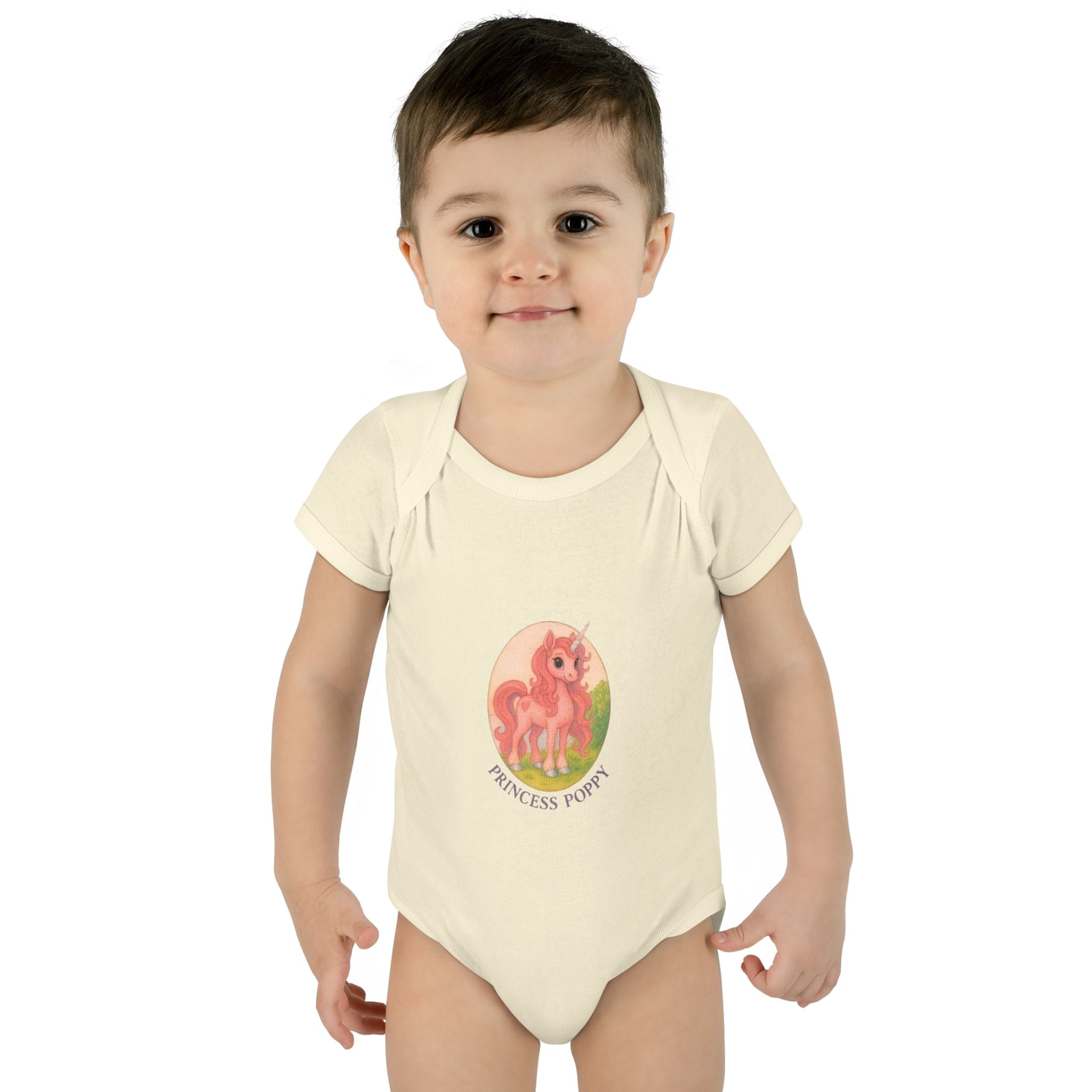 Baby Bodysuit Princess Poppy Unicorn