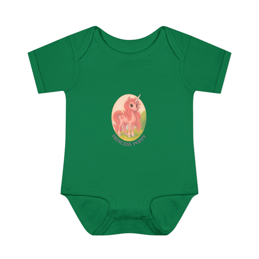 Baby Bodysuit Princess Poppy Unicorn