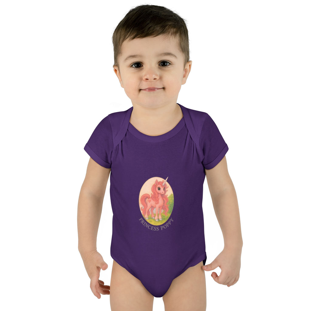 Baby Bodysuit Princess Poppy Unicorn
