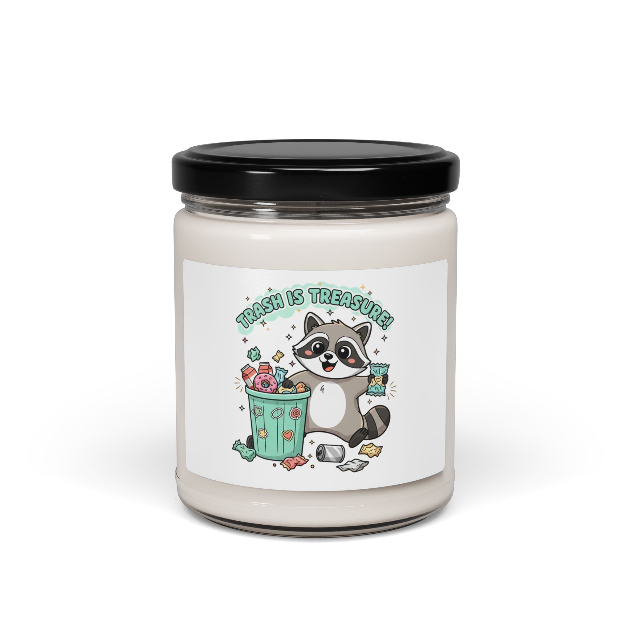 Trash Panda Christmas Candle | Scented Soy Candle, 9oz