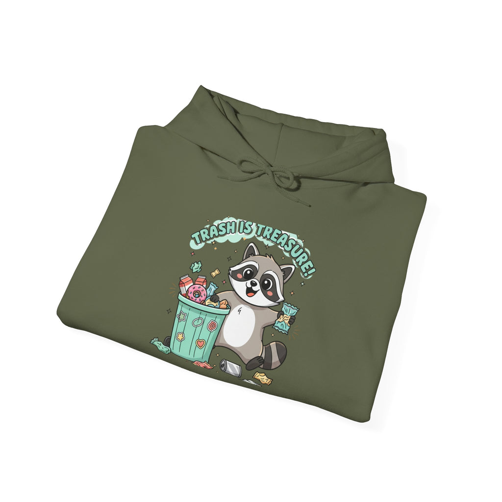 Funny Raccoon Trash Hoodie – 'Trash Panda' Graphic Sweatshirt