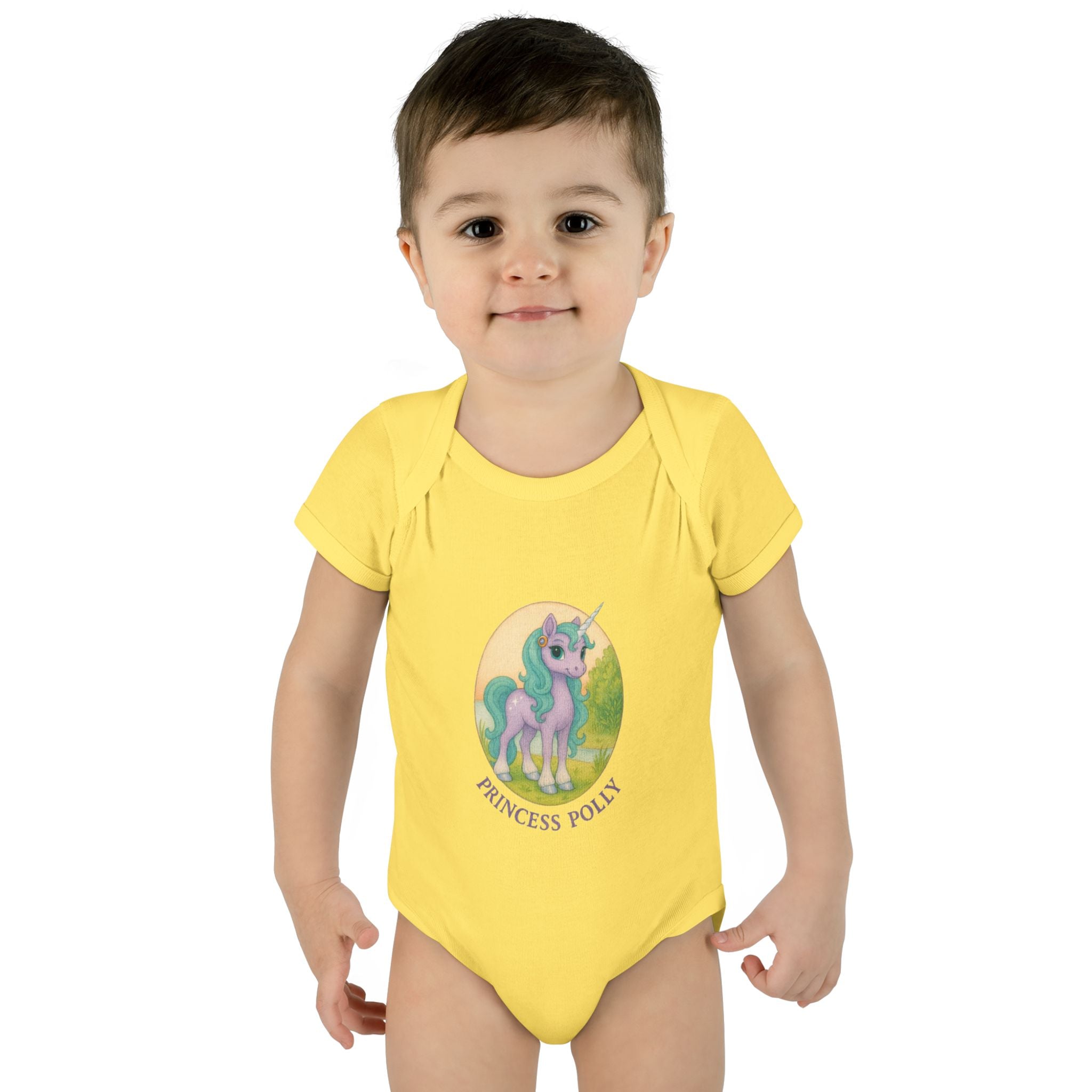Baby Bodysuit - Princess Polly Unicorn Design