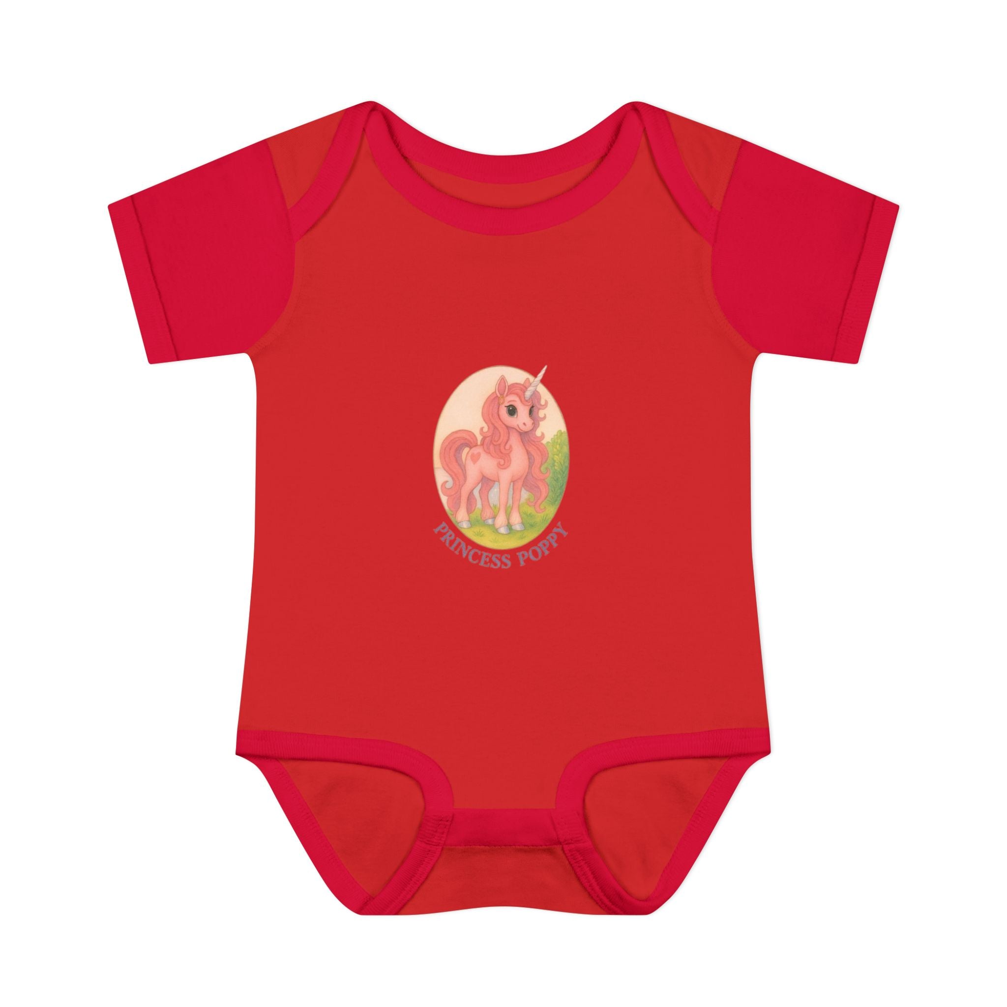 Baby Bodysuit Princess Poppy Unicorn