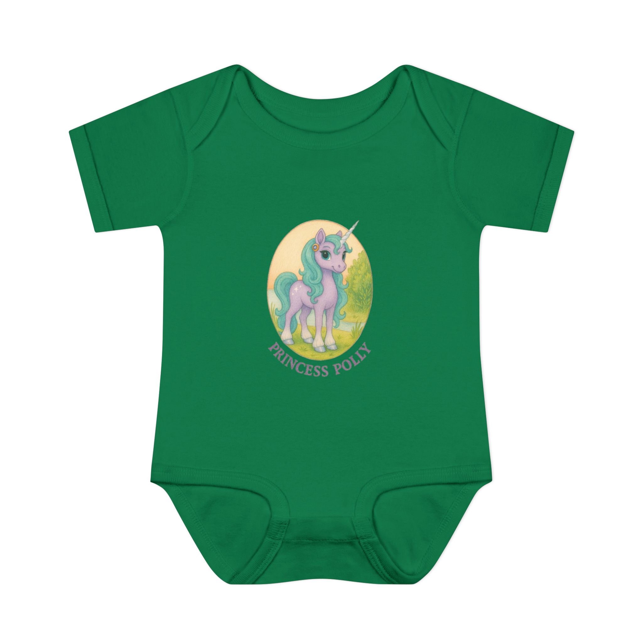 Baby Bodysuit - Princess Polly Unicorn Design