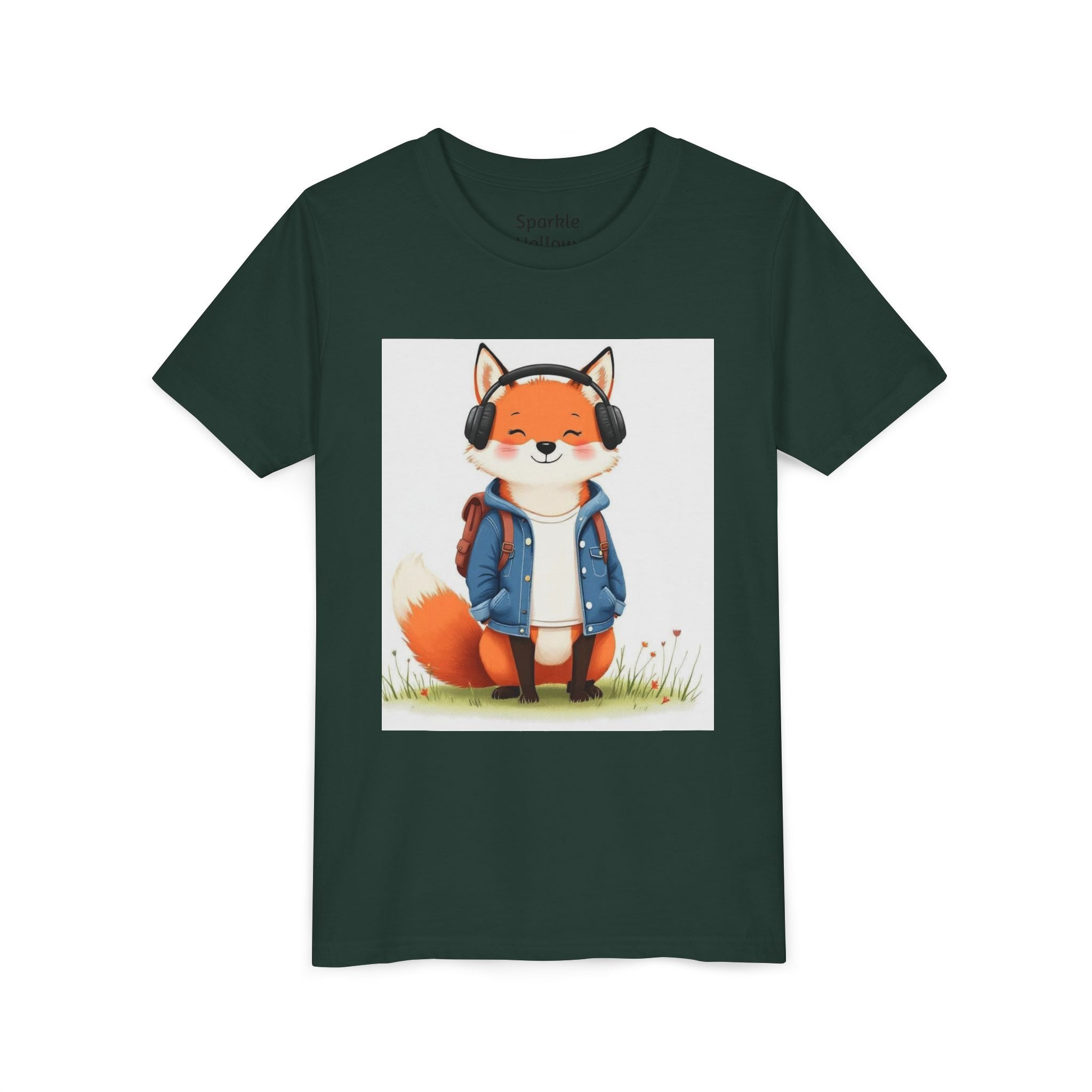 Cool Fox Kid T-Shirt — Sparkle Hollow Youth Tee