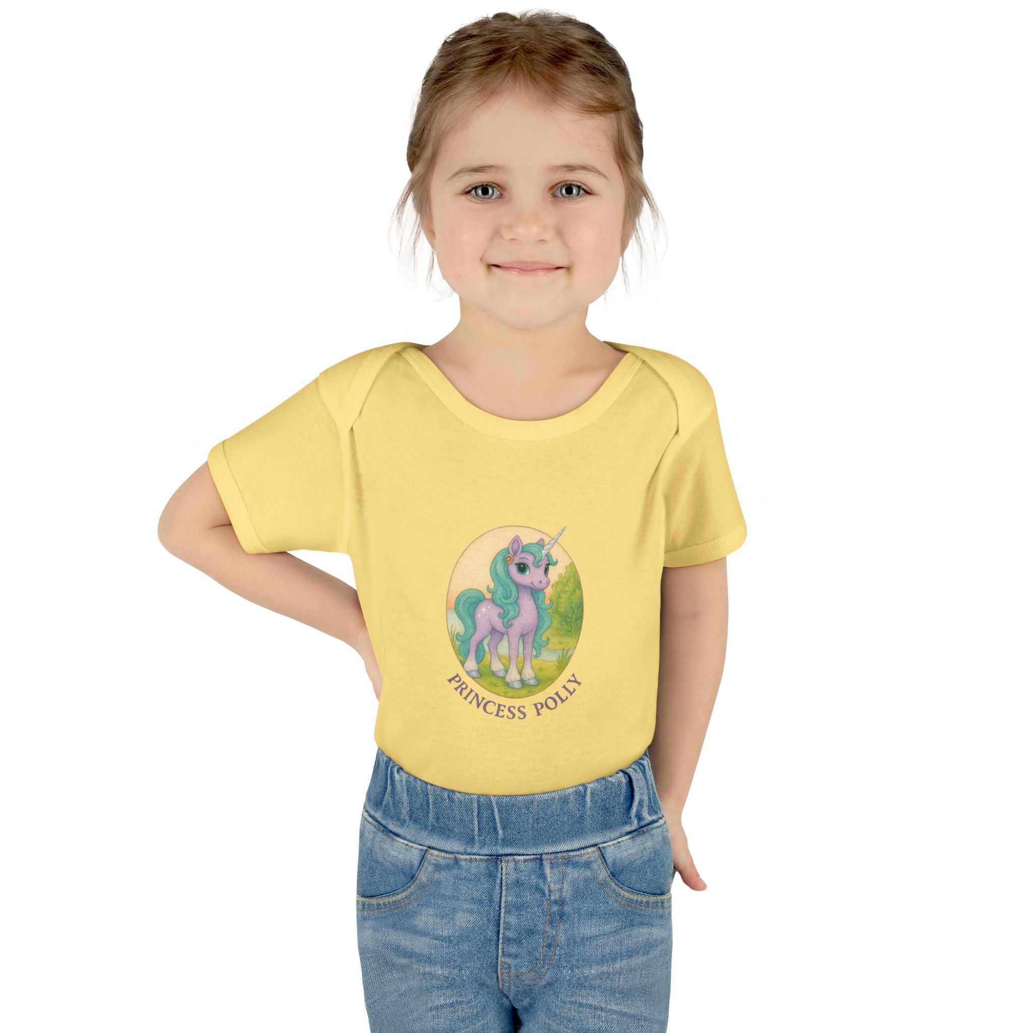 Baby Bodysuit - Princess Polly Unicorn Design