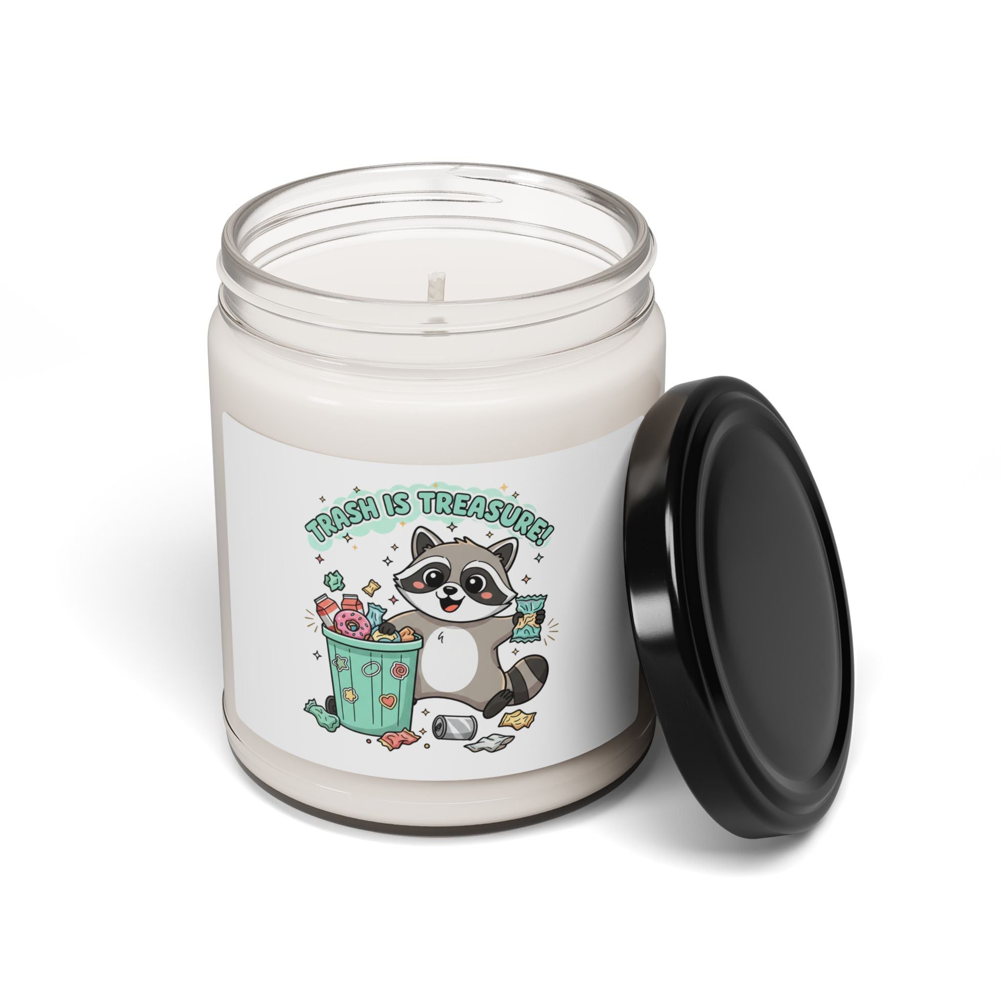 Trash Panda Christmas Candle | Scented Soy Candle, 9oz