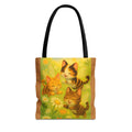 Bumble Cat Tote Bag - Whimsical Design from Sparkle Hollow